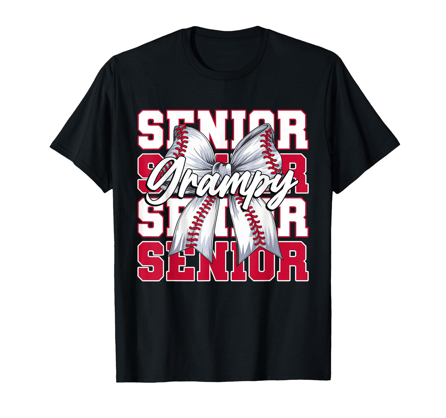 Baseball Grampy Senior 2026 Coquette T-Shirt - Custom Art Print Men Women - T-Shirt, Sweatshirt, Hoodie