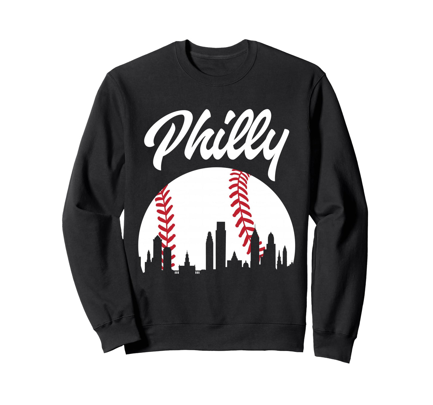 Baseball Player Philly Philadelphia Sweatshirt - Trendy Graphic Unisex - T-Shirt, Sweatshirt, Hoodie