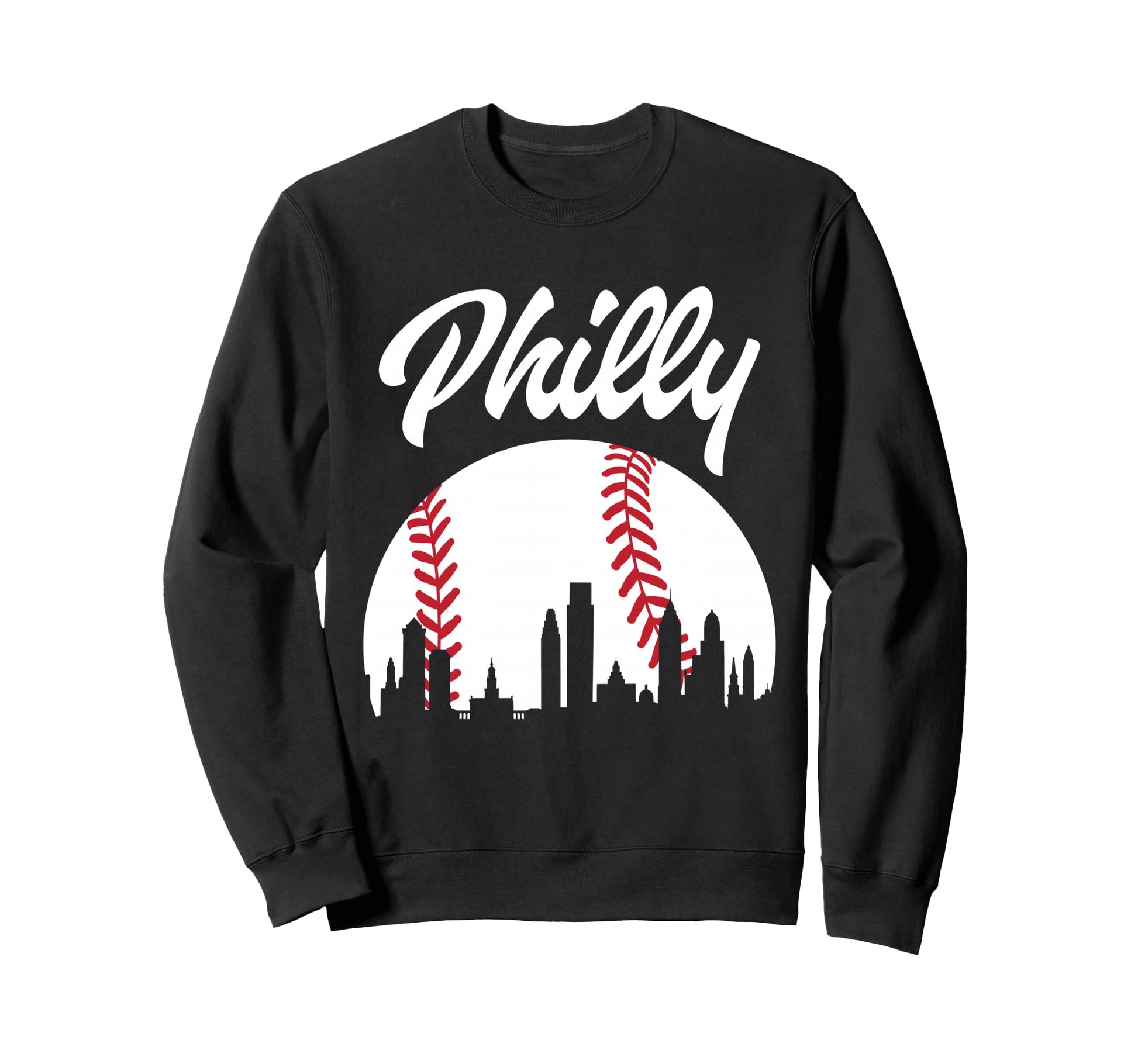 Baseball Player Philly Philadelphia Sweatshirt - Trendy Graphic Unisex - T-Shirt, Sweatshirt, Hoodie