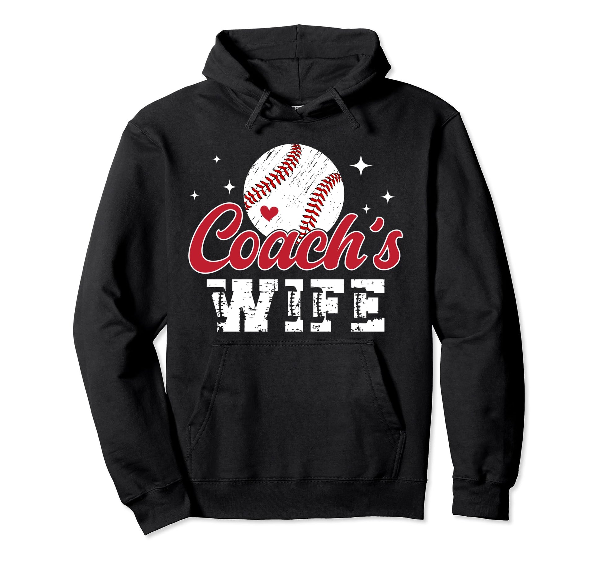 Baseball Coachs Wife Leopard Wife Hoodie - Unique Graphic Men Women - T-Shirt, Sweatshirt, Hoodie