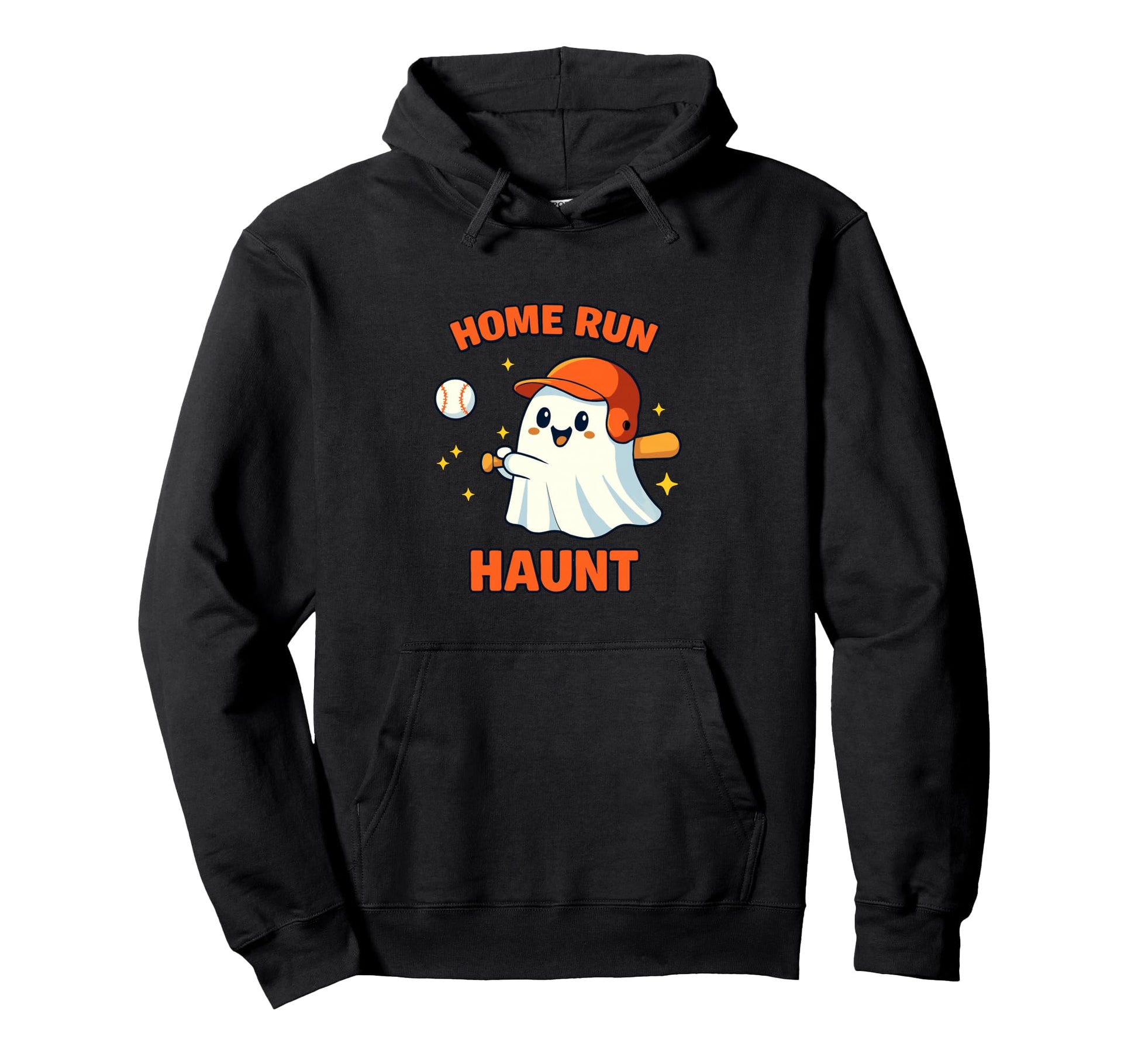 Home Run Haunt Ghost Baseball Player Hoodie - Aesthetic Graphic Men Women - T-Shirt, Sweatshirt, Hoodie