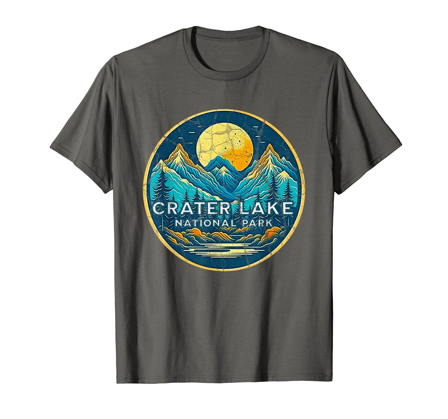 Crater Lake National Park Oregon Usa T-Shirt - Trendy Graphic Unisex - T-Shirt, Sweatshirt, Hoodie