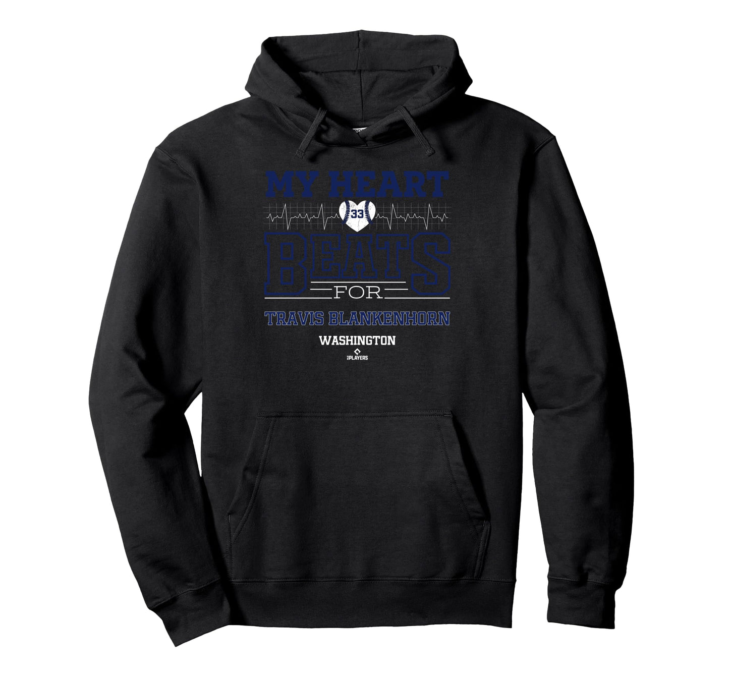 My Heart Beats Travis Blankenhorn Hoodie - Fun Novelty Design for Adults - T-Shirt, Sweatshirt, Hoodie