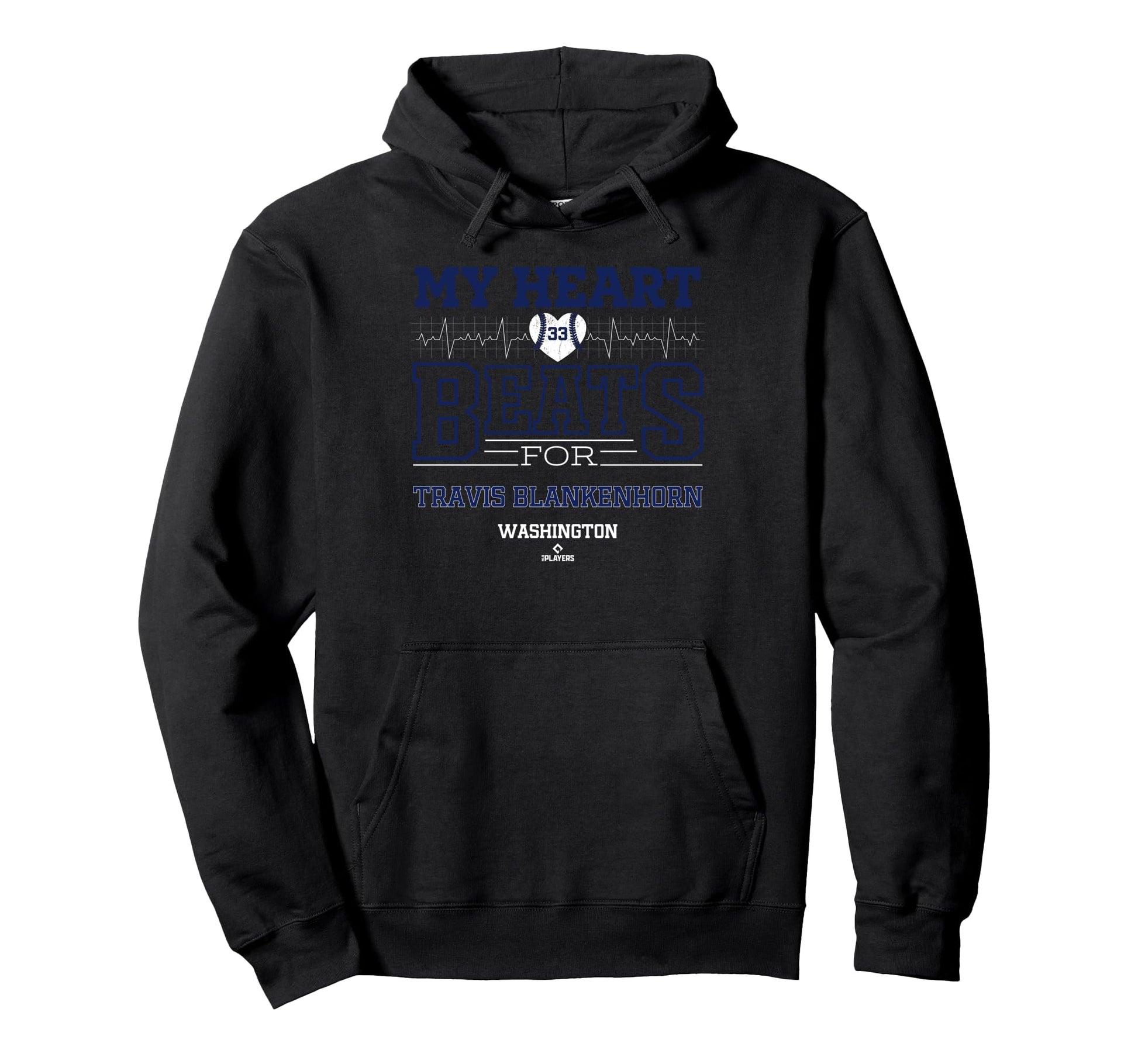 My Heart Beats Travis Blankenhorn Hoodie - Fun Novelty Design for Adults - T-Shirt, Sweatshirt, Hoodie