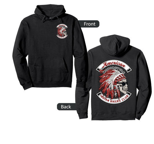 American Motorcycle Indian Bikers Hoodie - Casual Everyday Wear for Adults - T-Shirt, Sweatshirt, Hoodie