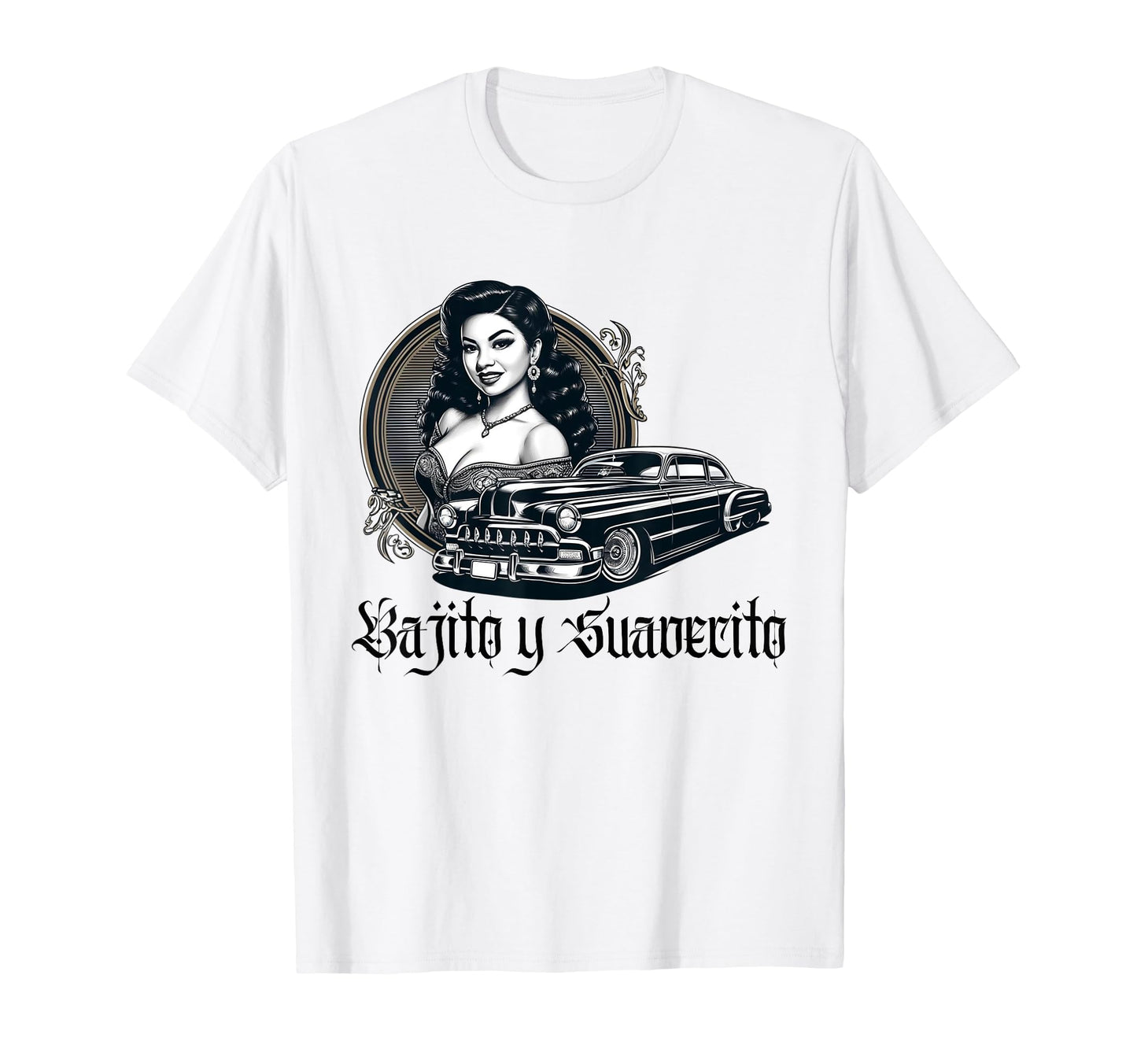 Mexican Street Culture Lowrider T-Shirt - Custom Art Print for Adults - T-Shirt, Sweatshirt, Hoodie