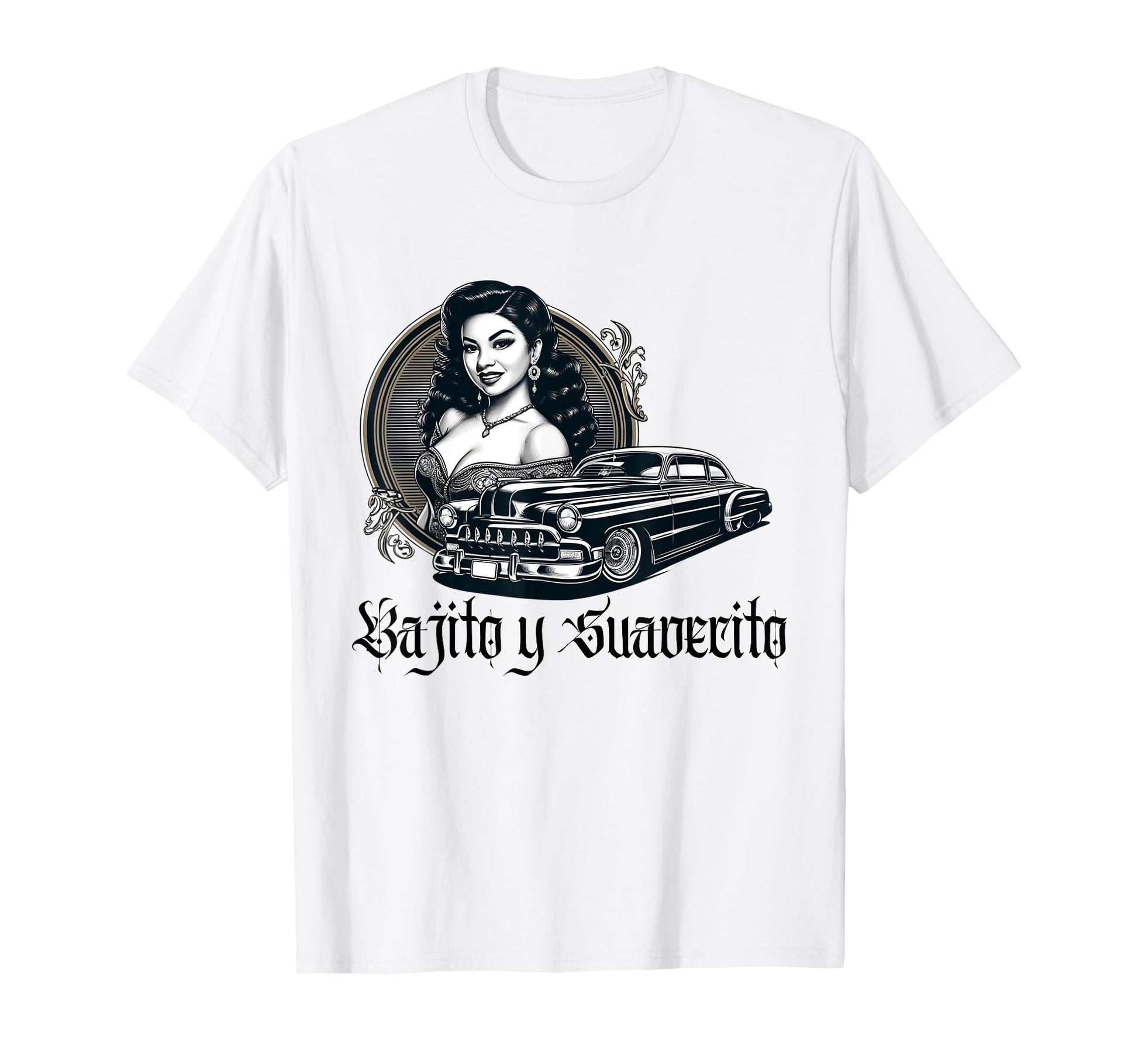 Mexican Street Culture Lowrider T-Shirt - Custom Art Print for Adults - T-Shirt, Sweatshirt, Hoodie