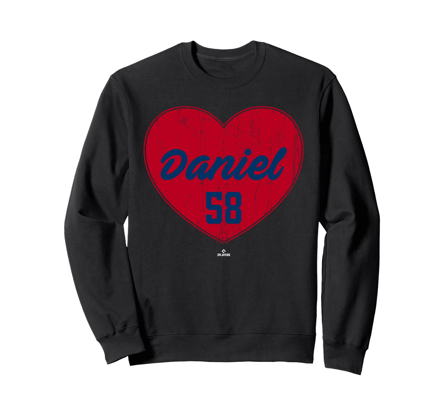 Distressed Heart Davis Daniel Los Sweatshirt - Novelty Apparel Unisex - T-Shirt, Sweatshirt, Hoodie