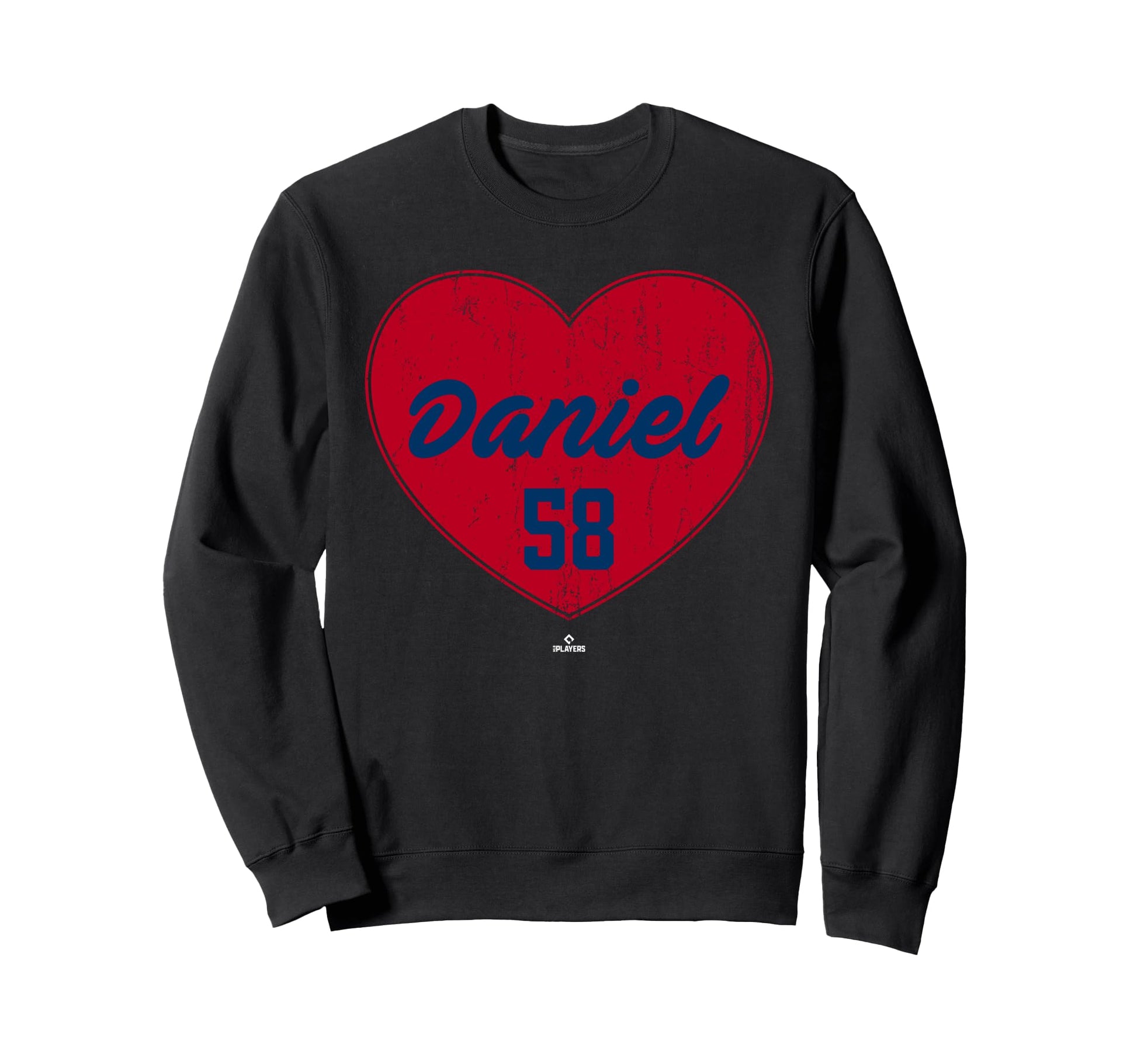 Distressed Heart Davis Daniel Los Sweatshirt - Novelty Apparel Unisex - T-Shirt, Sweatshirt, Hoodie