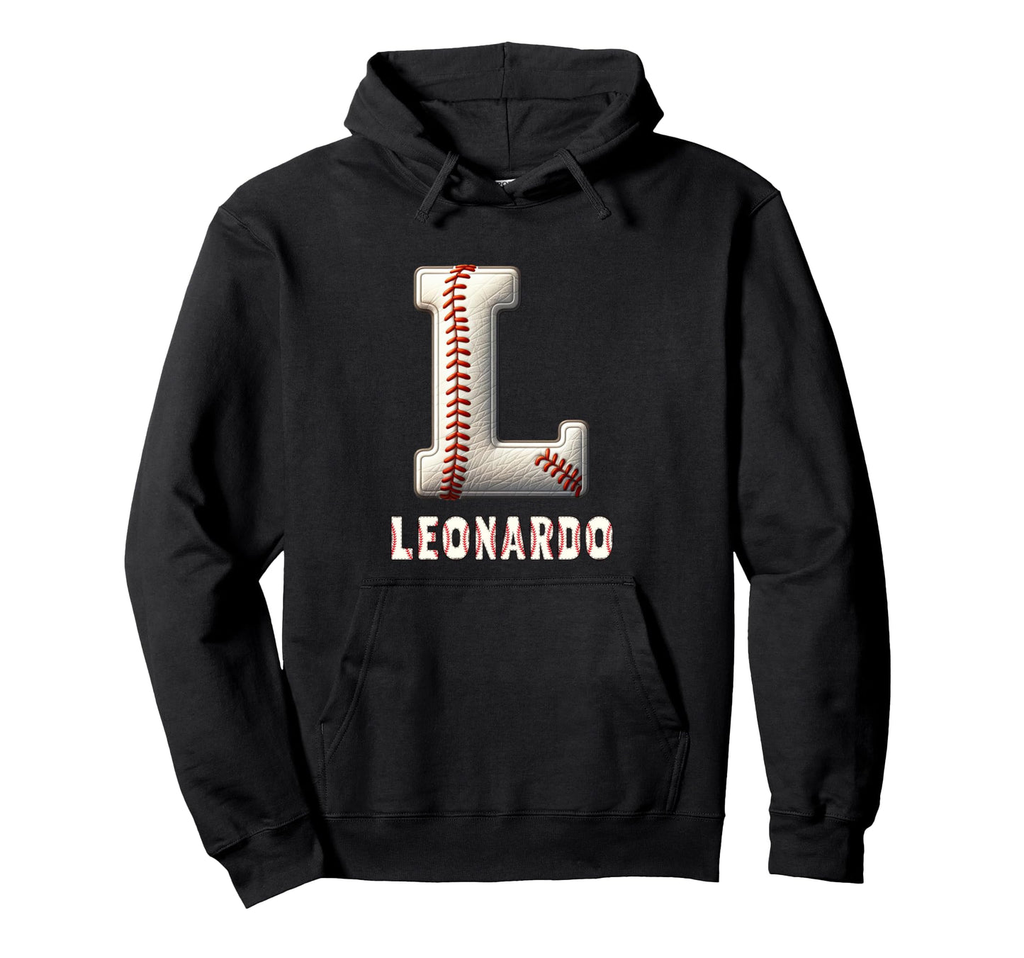 Baseball Home Run Oliver Initial Letter Hoodie - Trendy Graphic Men Women - T-Shirt, Sweatshirt, Hoodie