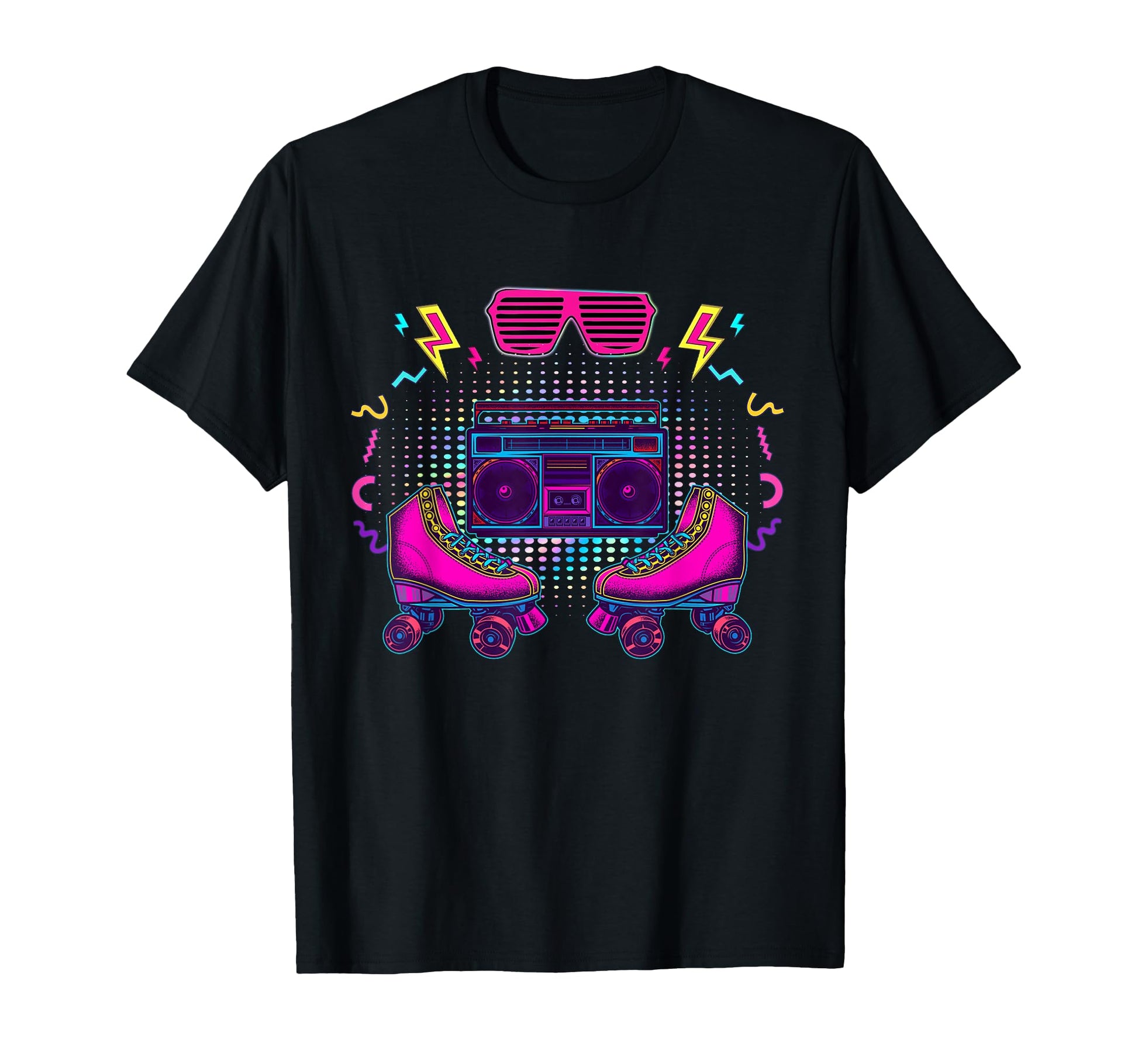 Rollerskates Funny 80S Roller Disco T-Shirt - Fun Novelty Design Unisex - T-Shirt, Sweatshirt, Hoodie