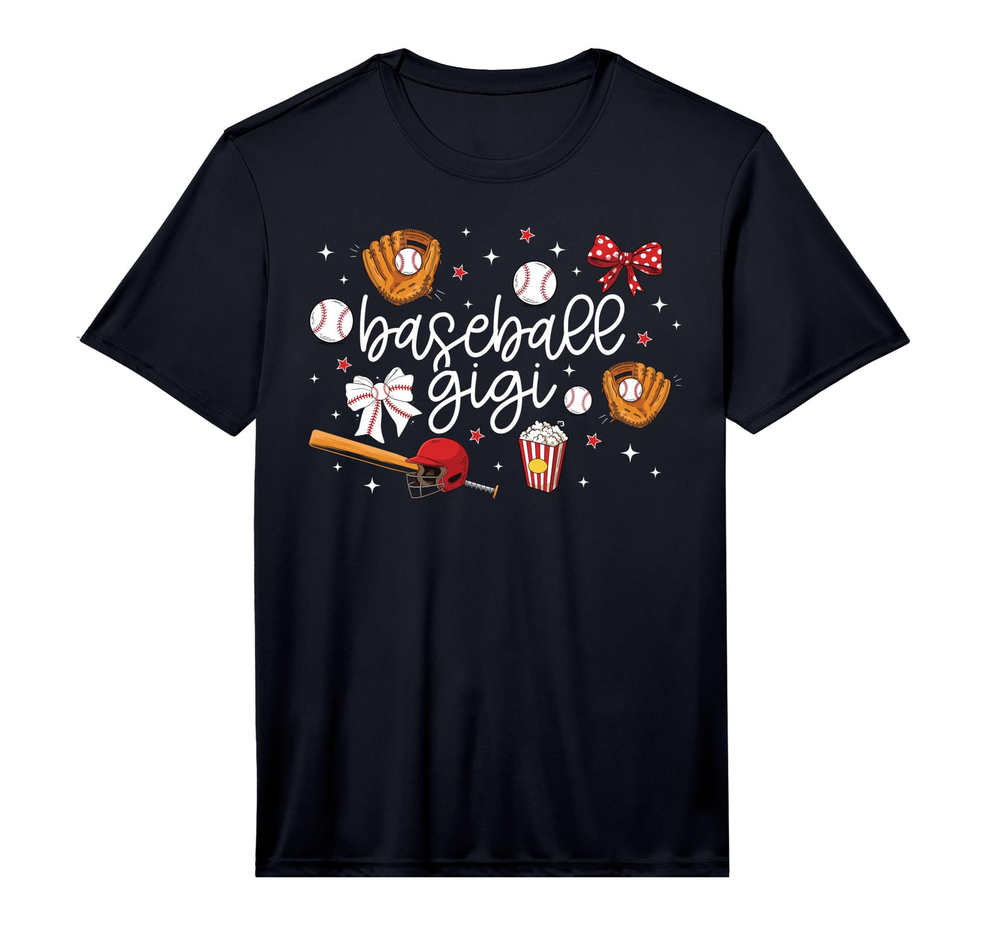 Mens Baseball Gigi Coquette Gigi Baseball T-Shirt - Novelty Apparel Unisex - T-Shirt, Sweatshirt, Hoodie