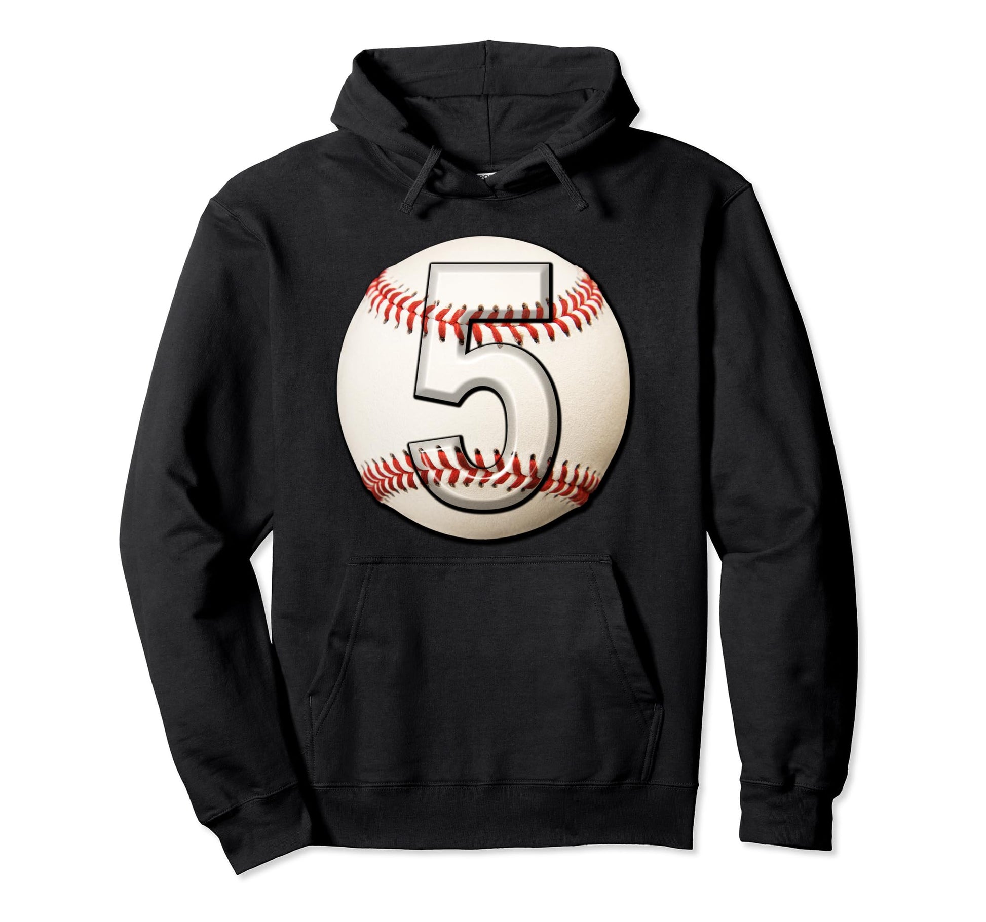 5 Years Old Baseball Themed 5Th Hoodie - Trendy Graphic for Adults - T-Shirt, Sweatshirt, Hoodie