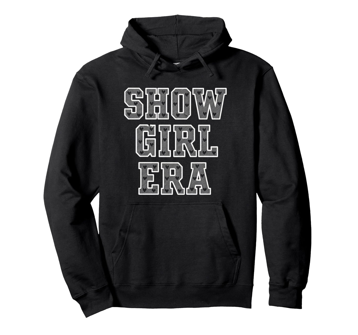 Show Era Cheerleader Lettering Hoodie - Fun Novelty Design for Adults - T-Shirt, Sweatshirt, Hoodie