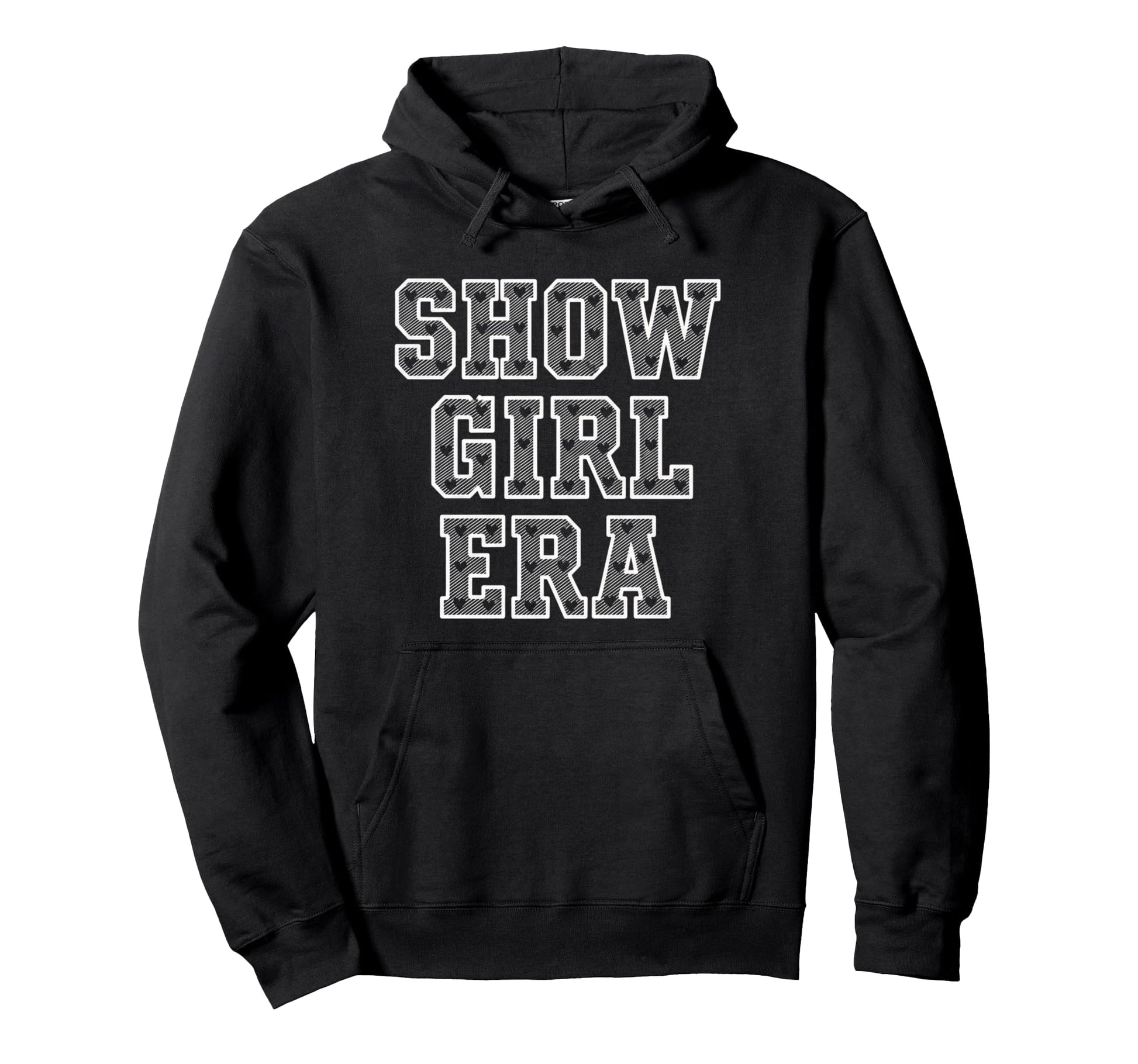 Show Era Cheerleader Lettering Hoodie - Fun Novelty Design for Adults - T-Shirt, Sweatshirt, Hoodie
