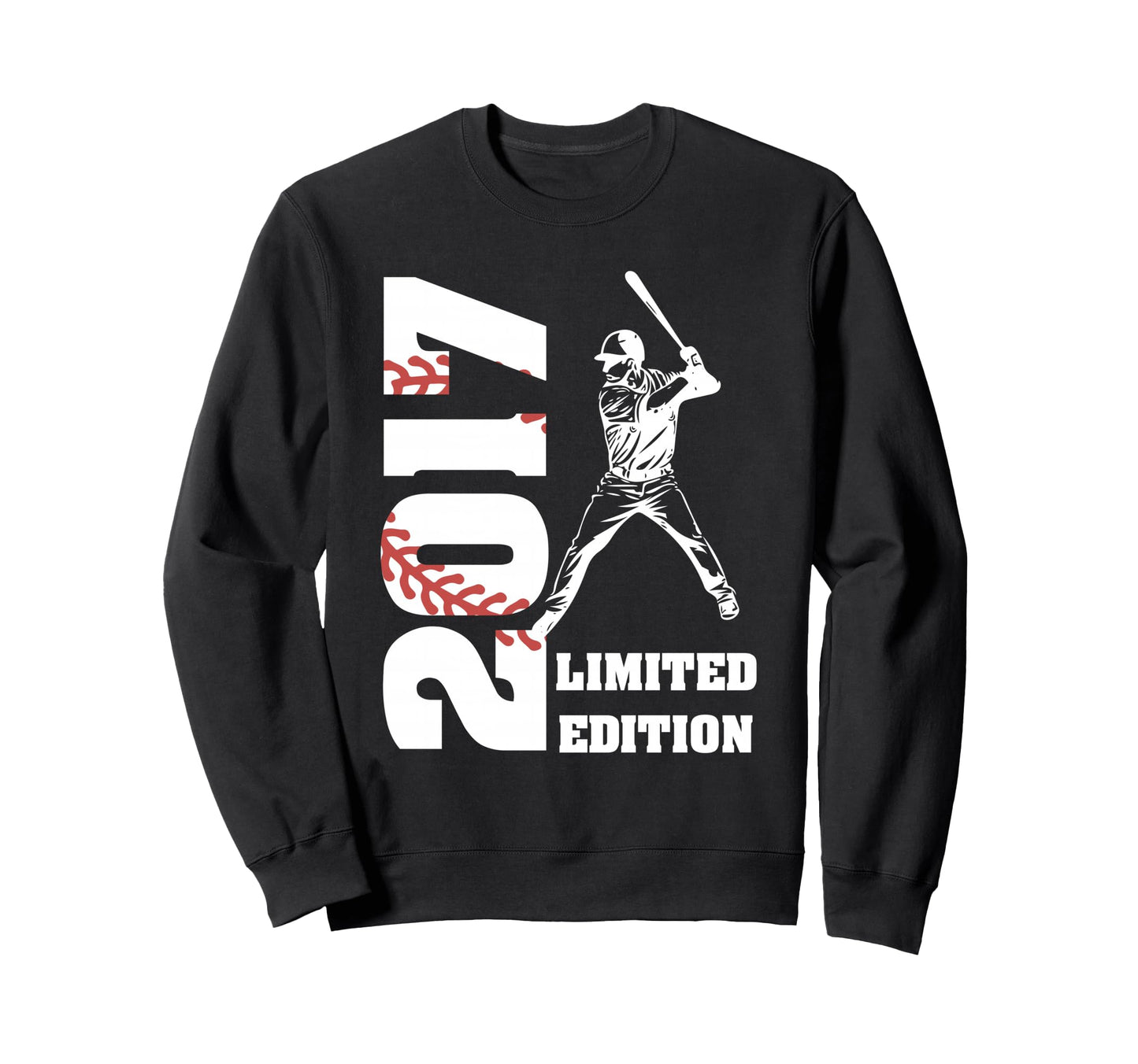 2017 8Th Bday Party Baseball 9 Years Old Sweatshirt - Unique Graphic Unisex - T-Shirt, Sweatshirt, Hoodie