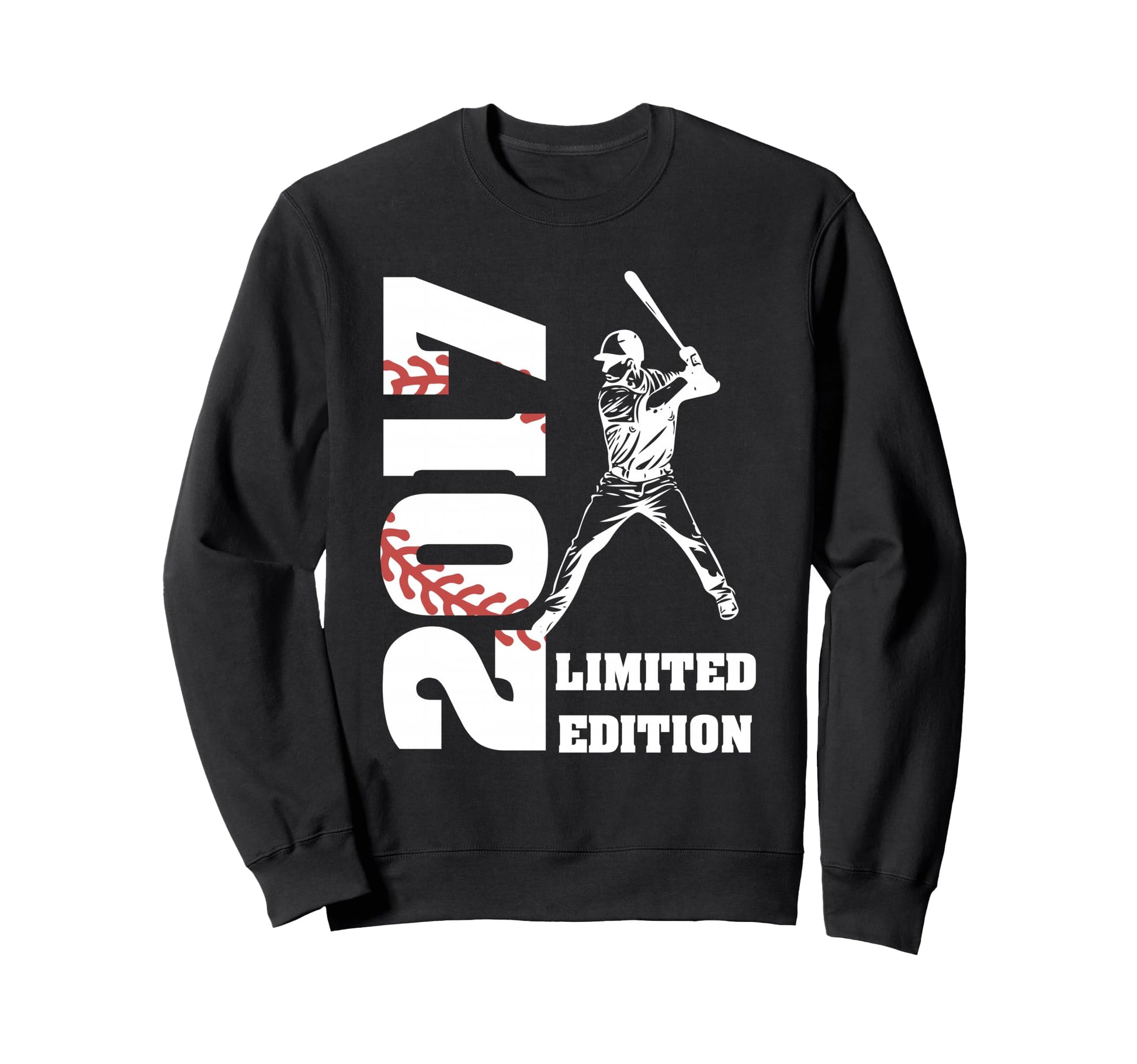 2017 8Th Bday Party Baseball 9 Years Old Sweatshirt - Unique Graphic Unisex - T-Shirt, Sweatshirt, Hoodie