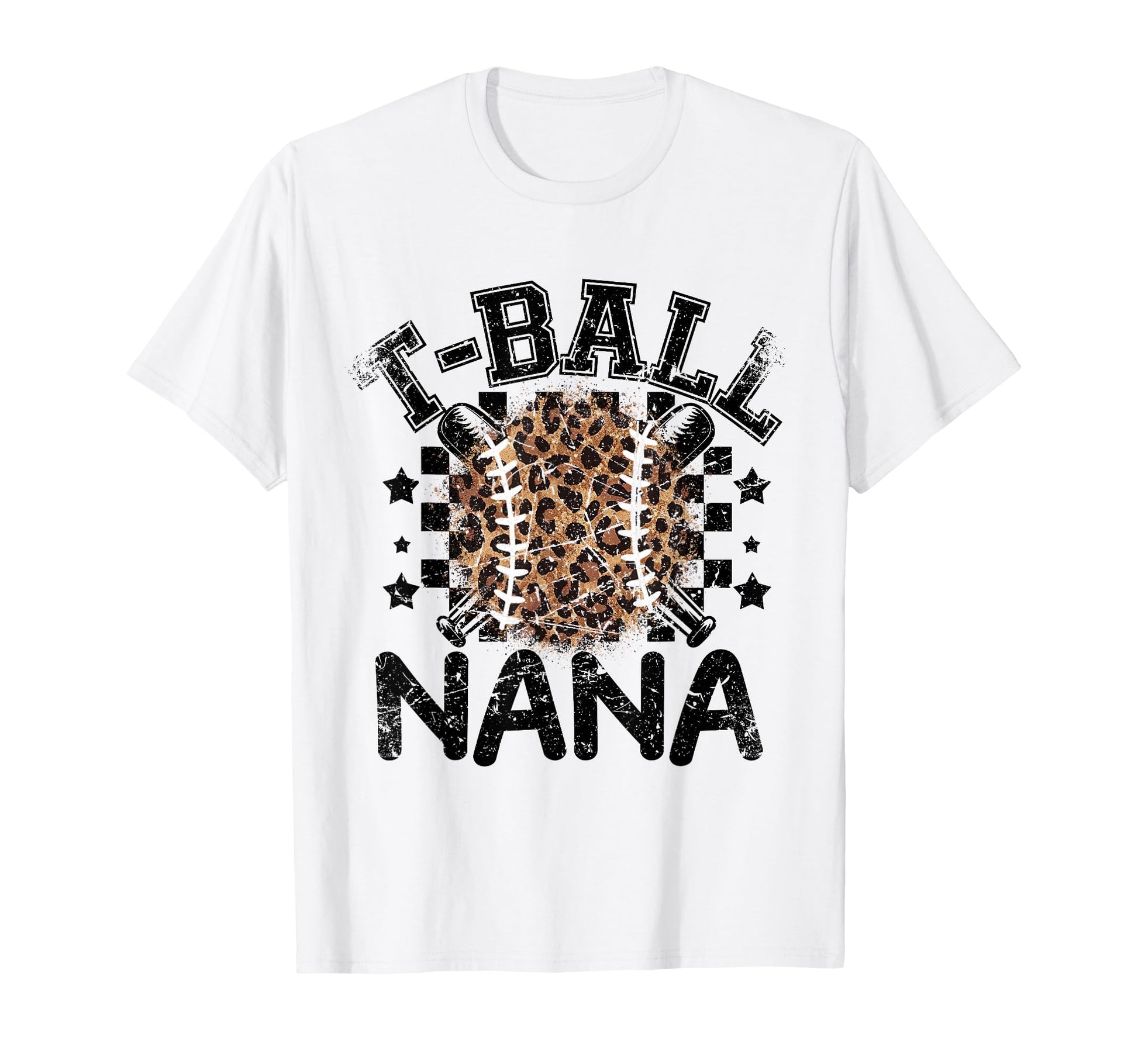 T Ball Teeball Nana Leopard Cheetah T-Shirt - Aesthetic Graphic Men Women - T-Shirt, Sweatshirt, Hoodie