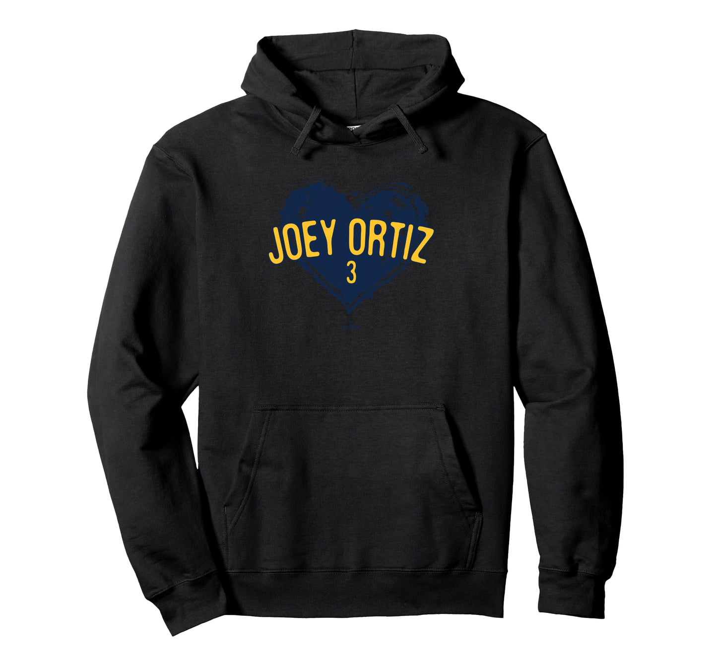Distressed Heart Joey Ortiz Milwaukee Hoodie - Graphic Print for Adults - T-Shirt, Sweatshirt, Hoodie