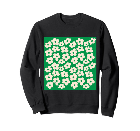 Aesthetic Cream Flowers Kelly Sweatshirt - Custom Art Print for Adults - T-Shirt, Sweatshirt, Hoodie