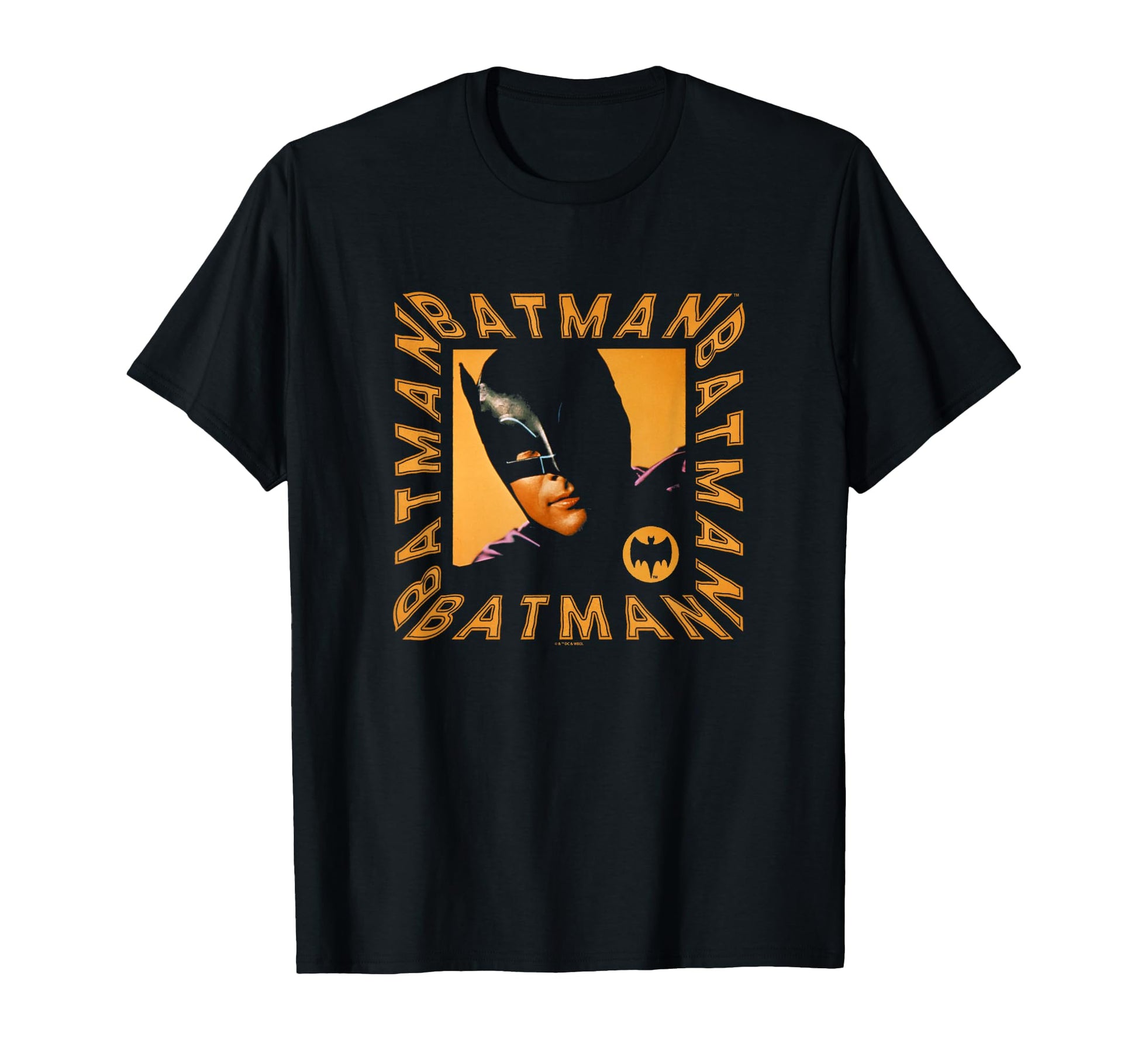Batman 60S Adam West Batman Box Portrait T-Shirt - Aesthetic Graphic Unisex - T-Shirt, Sweatshirt, Hoodie