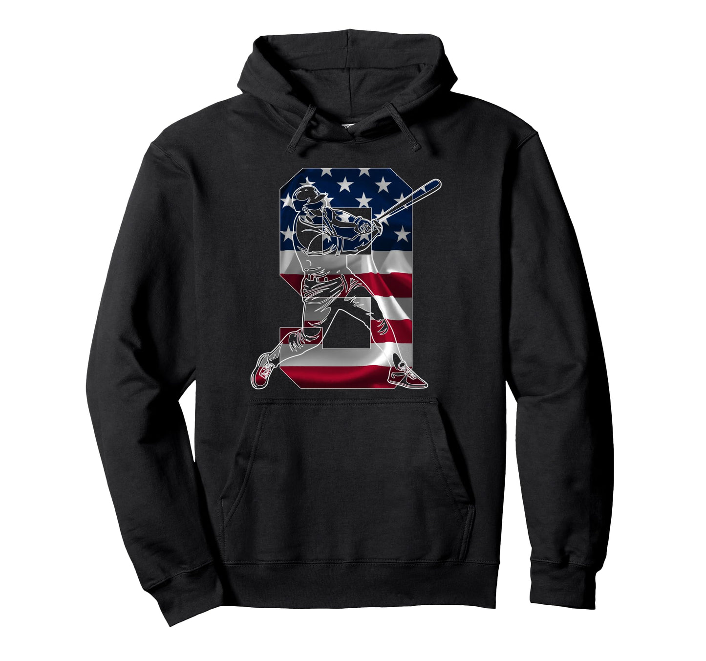 Number 9 Years Baseball 9Th Birthday Hoodie - Aesthetic Graphic Men Women - T-Shirt, Sweatshirt, Hoodie