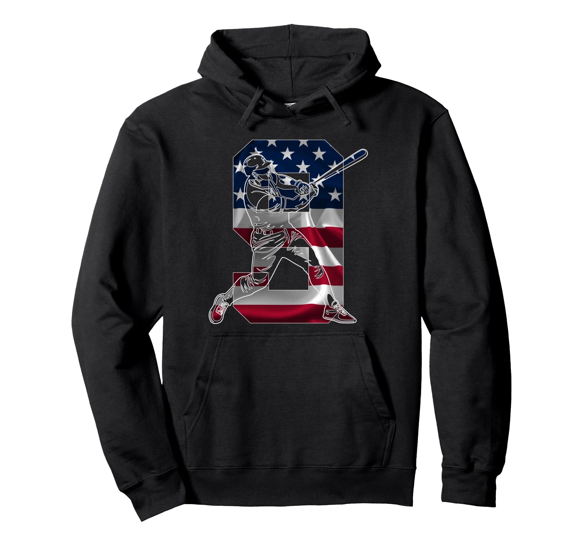 Number 9 Years Baseball 9Th Birthday Hoodie - Aesthetic Graphic Men Women - T-Shirt, Sweatshirt, Hoodie
