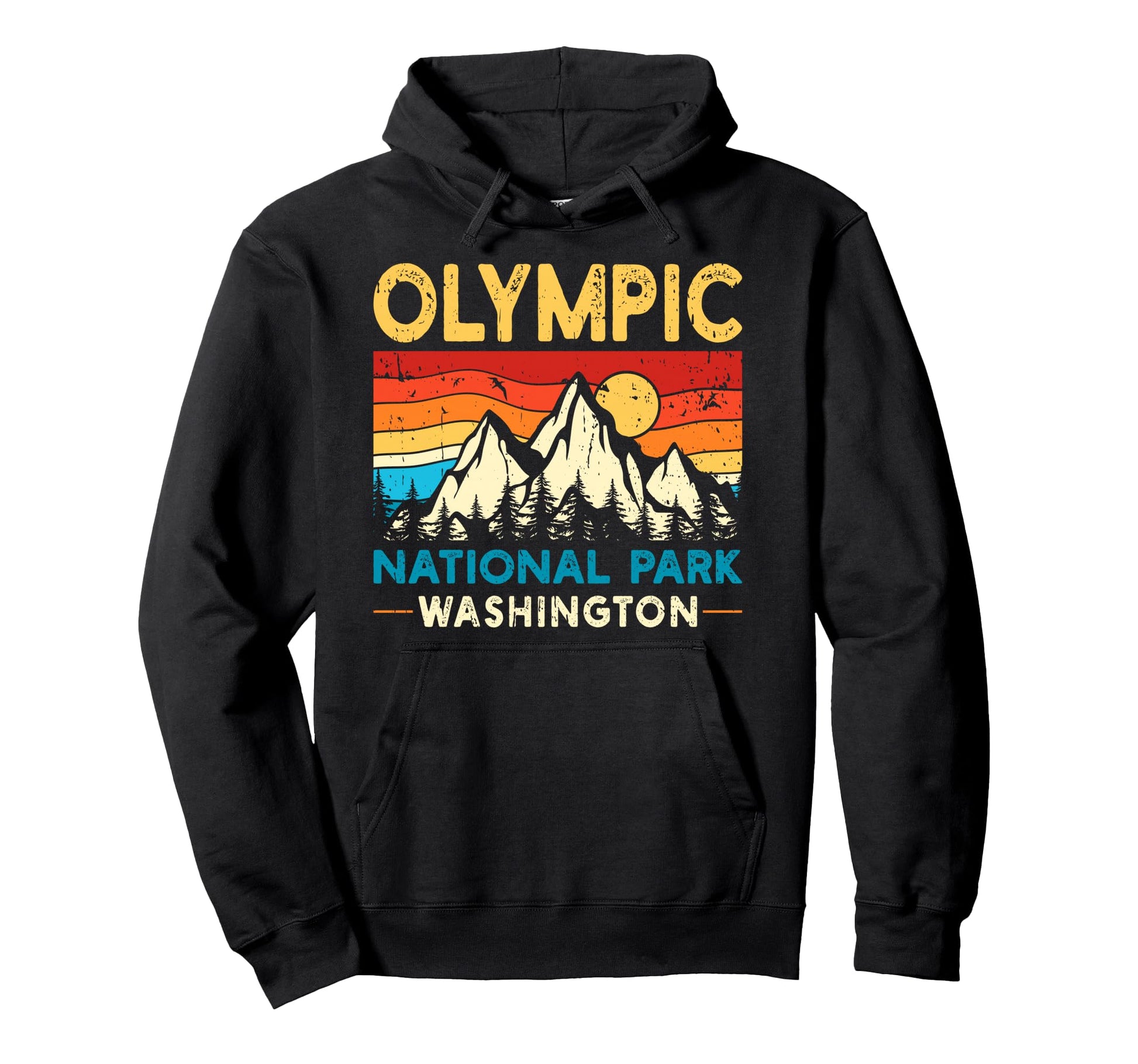 Olympic National Park Hoodie - Aesthetic Graphic for Adults - T-Shirt, Sweatshirt, Hoodie