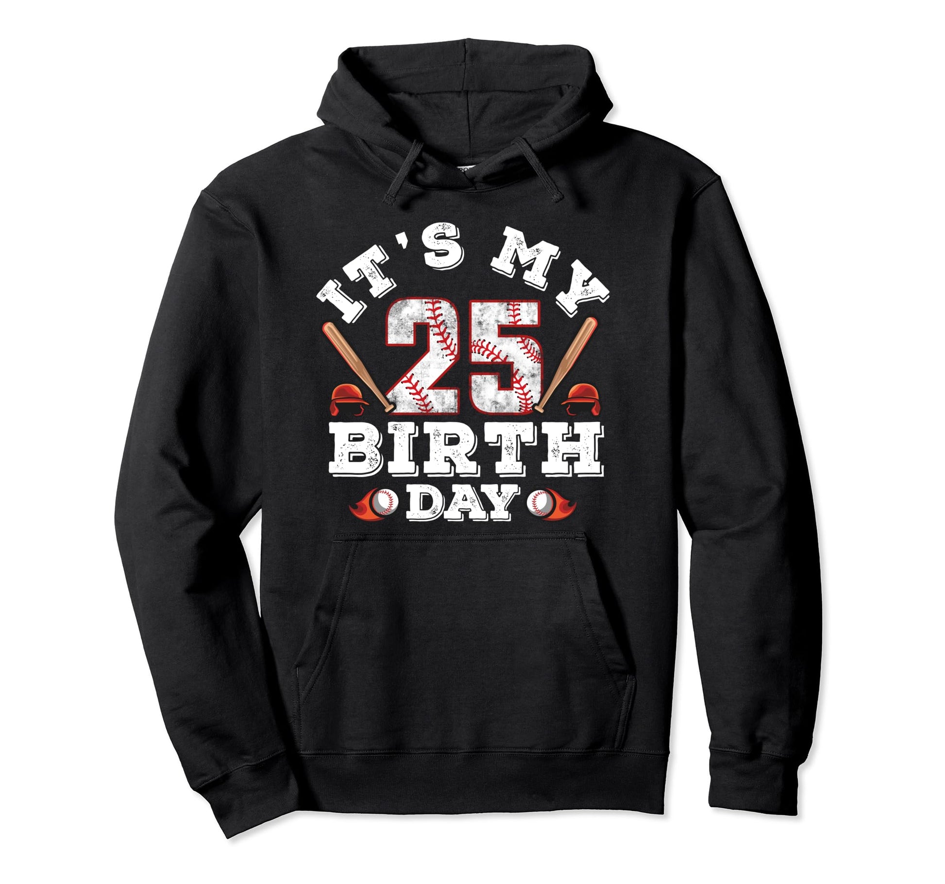 Its My 25Th Birthday 25 Jersey 25 Year Hoodie - Trendy Graphic Men Women - T-Shirt, Sweatshirt, Hoodie