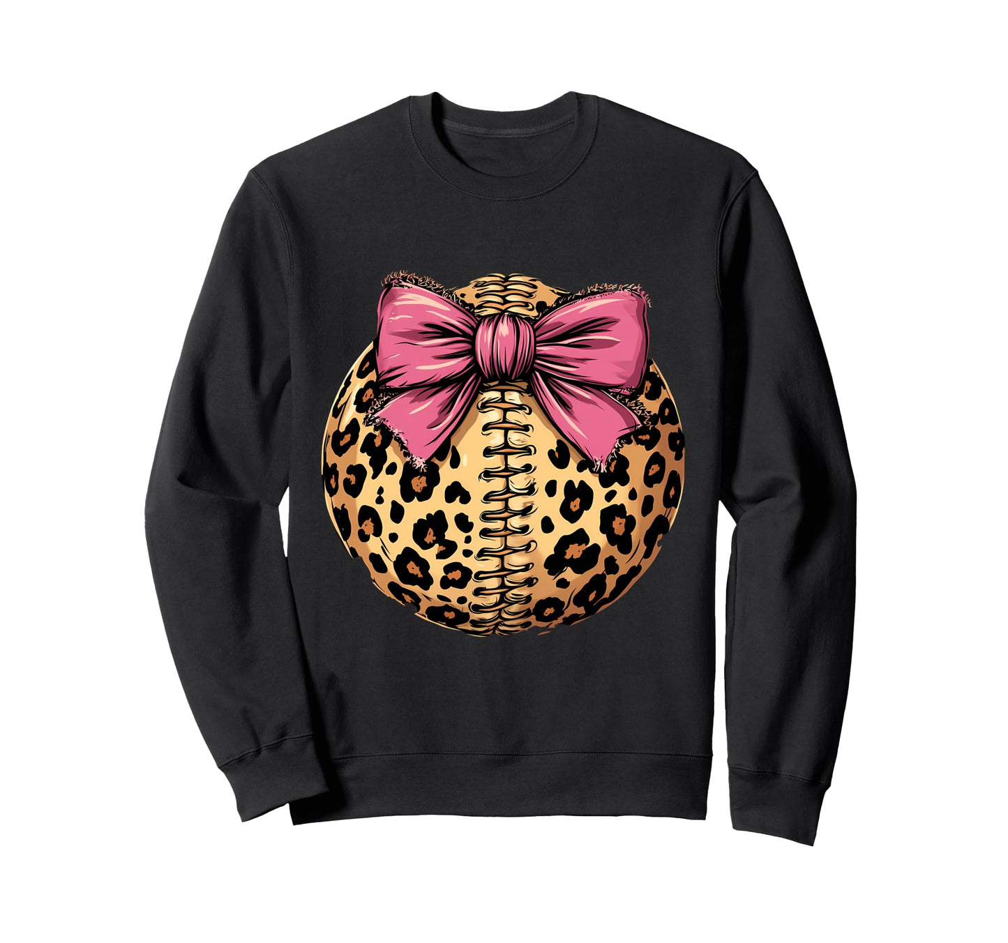 Baseball Coquette Bow Baseball Game Sweatshirt - Minimalist Print Men Women - T-Shirt, Sweatshirt, Hoodie