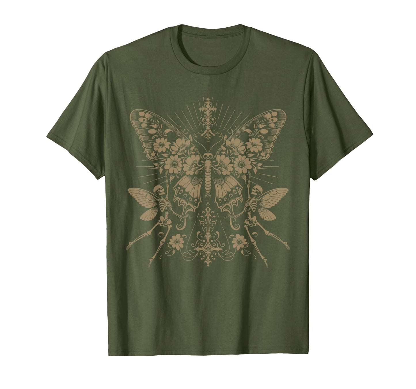 Y2K Grunge Aesthetic Goth Skeleton T-Shirt - Minimalist Print Men Women - T-Shirt, Sweatshirt, Hoodie