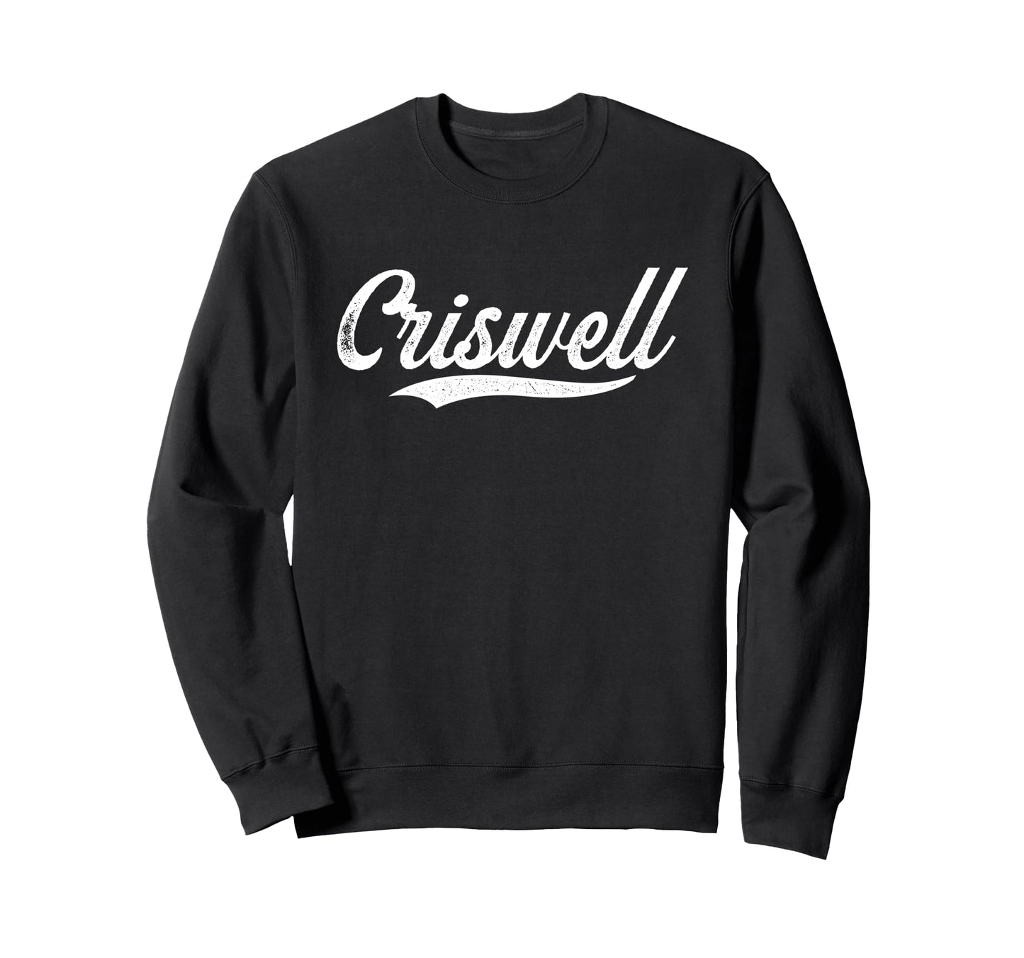 Distressed Script Jeffrey Sweatshirt - Fun Novelty Design Men Women - T-Shirt, Sweatshirt, Hoodie