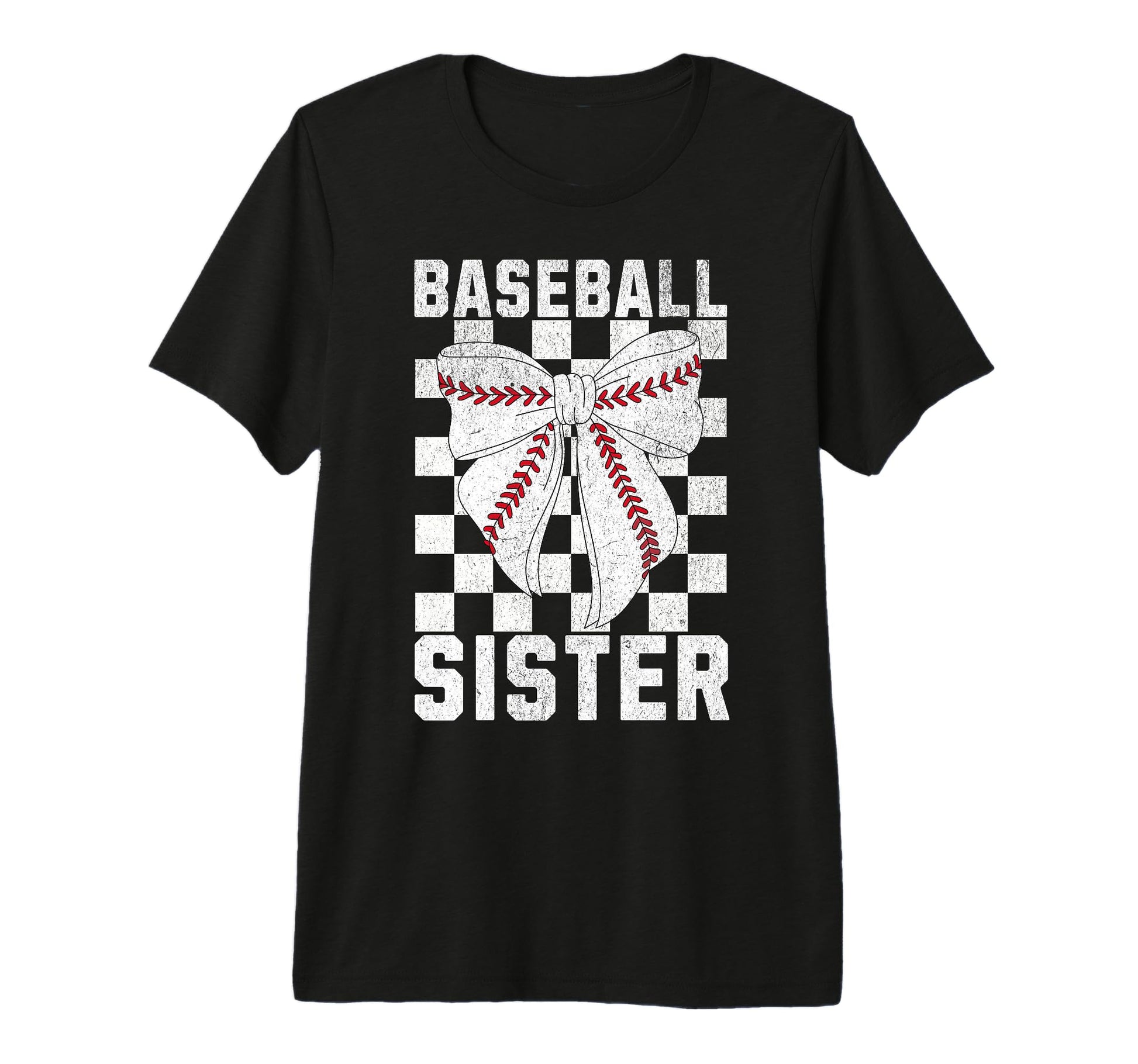 Baseball Sister Coquette Bow Sis T-Shirt - Aesthetic Graphic Unisex - T-Shirt, Sweatshirt, Hoodie