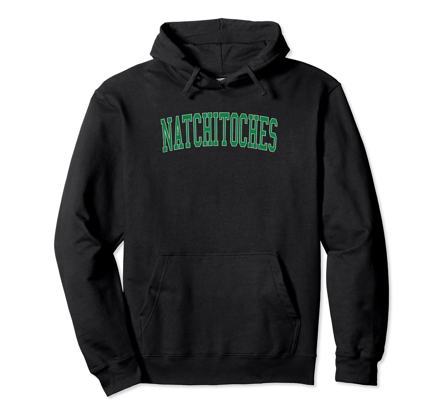 Natchitoches La Distressed Green Hoodie - Aesthetic Graphic Men Women - T-Shirt, Sweatshirt, Hoodie