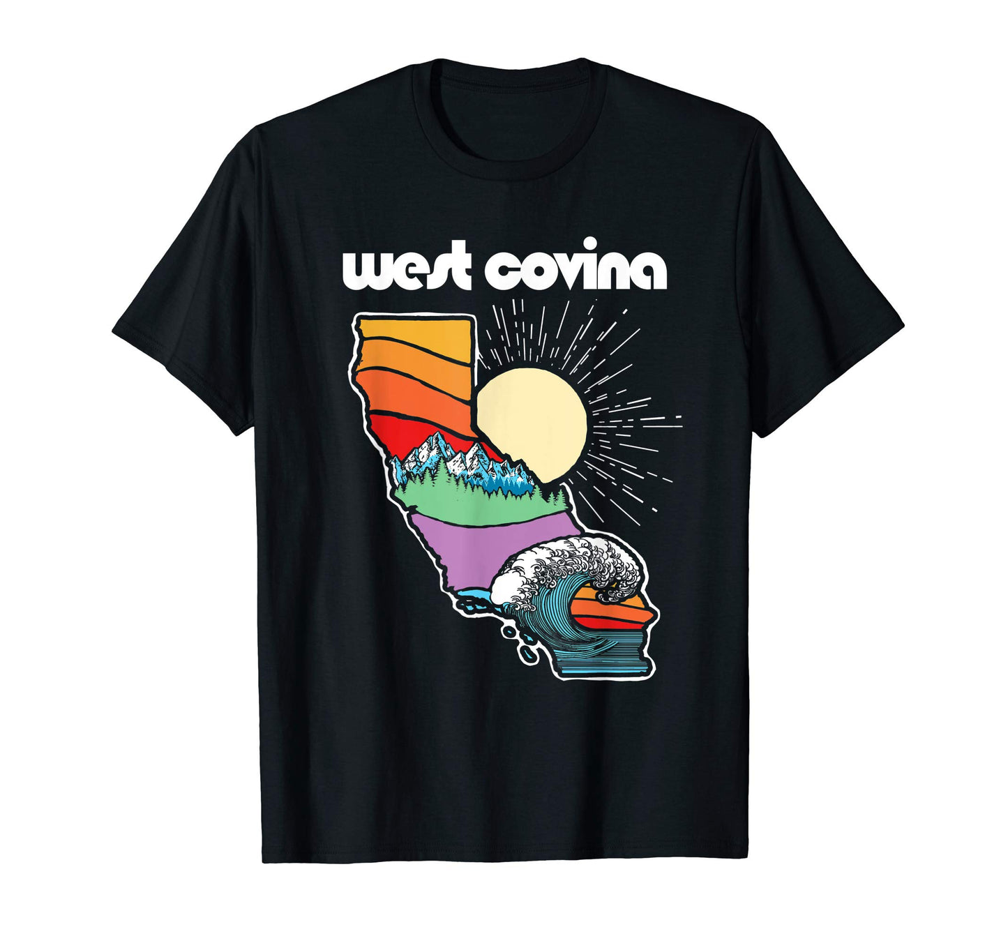 West Covina California Outdoors Nature T-Shirt - Graphic Print Men Women - T-Shirt, Sweatshirt, Hoodie