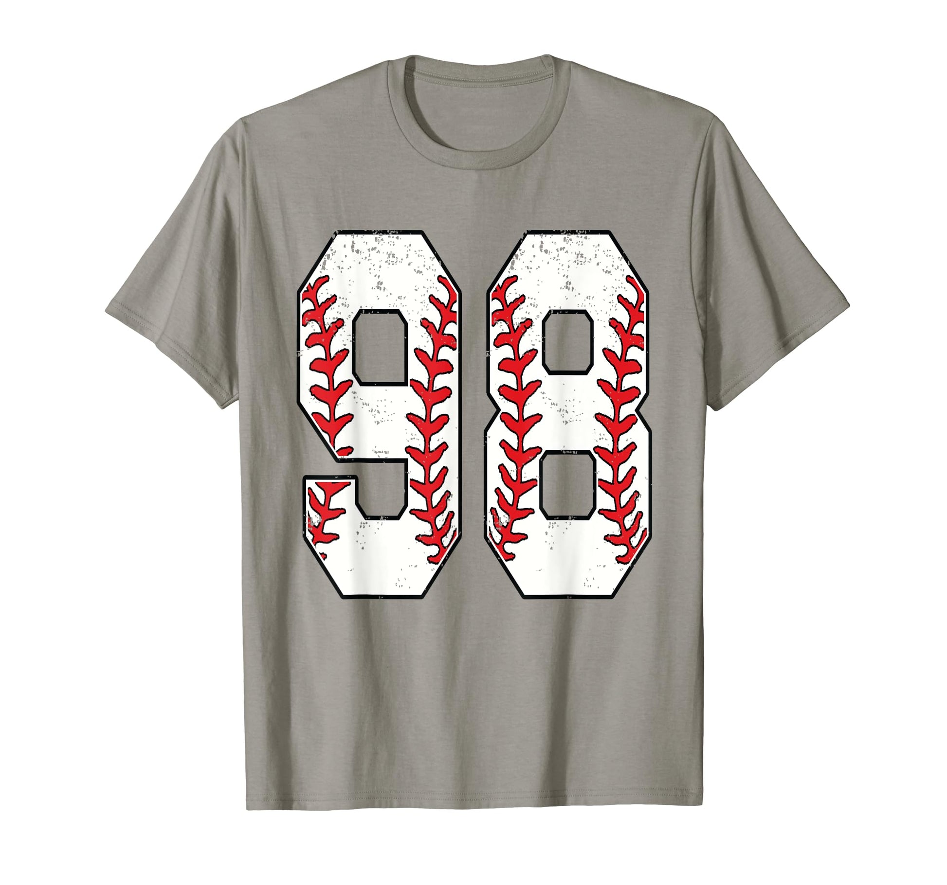Number 98 Baseball 98 Jersey Number T-Shirt - Streetwear Style for Adults - T-Shirt, Sweatshirt, Hoodie