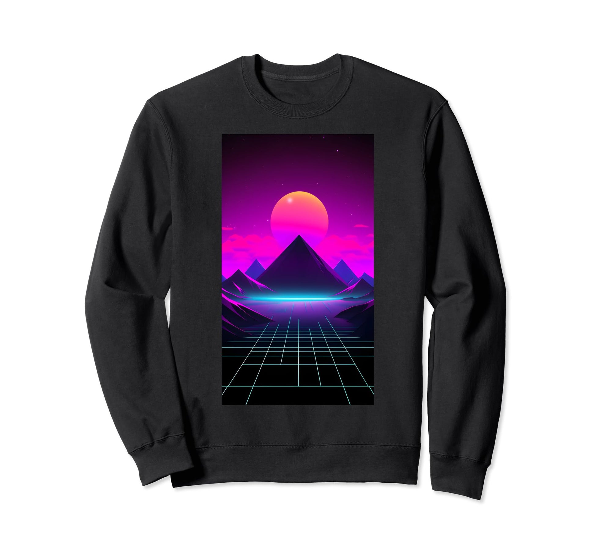 80S Retrowave Vaporwave Synthwave Sweatshirt - Unique Graphic for Adults - T-Shirt, Sweatshirt, Hoodie