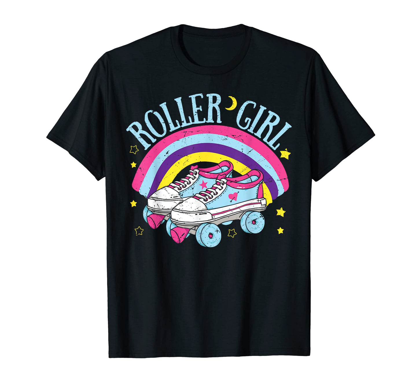 Roller Skater Skating 70S 80S Skates T-Shirt - Aesthetic Graphic for Adults - T-Shirt, Sweatshirt, Hoodie