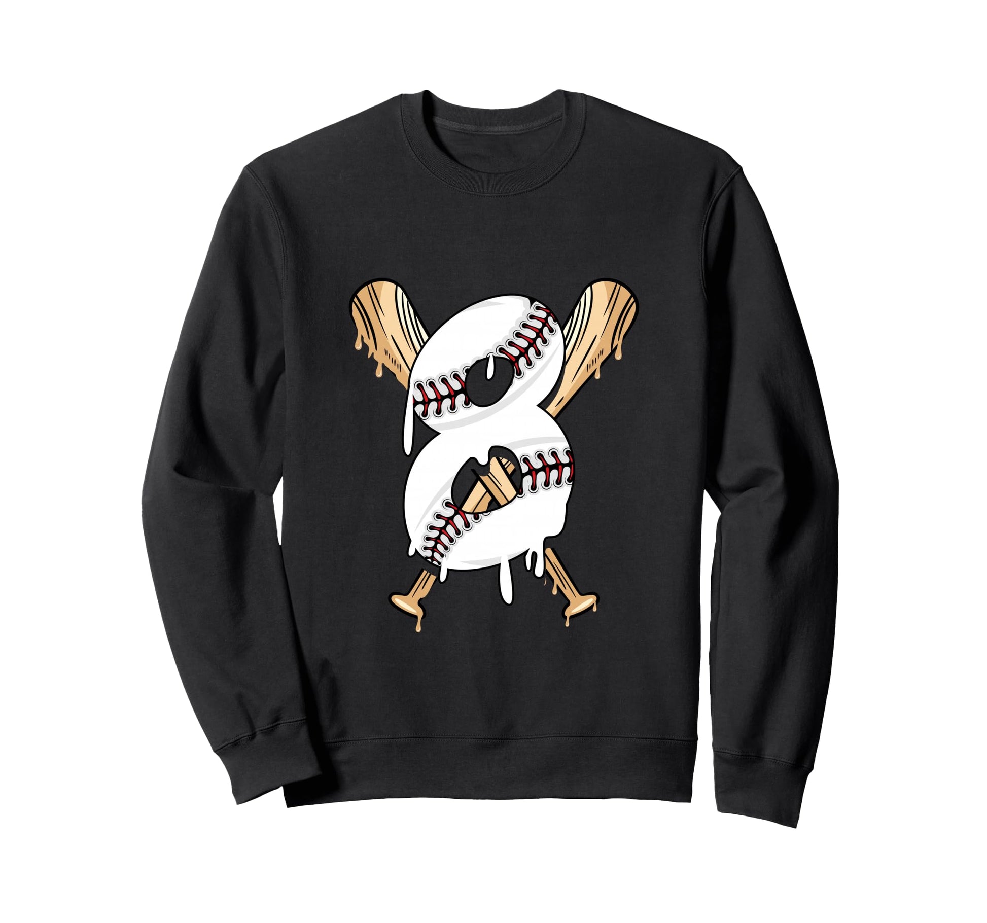 8Th Birthday Baseball Sweatshirt - Streetwear Style for Adults - T-Shirt, Sweatshirt, Hoodie