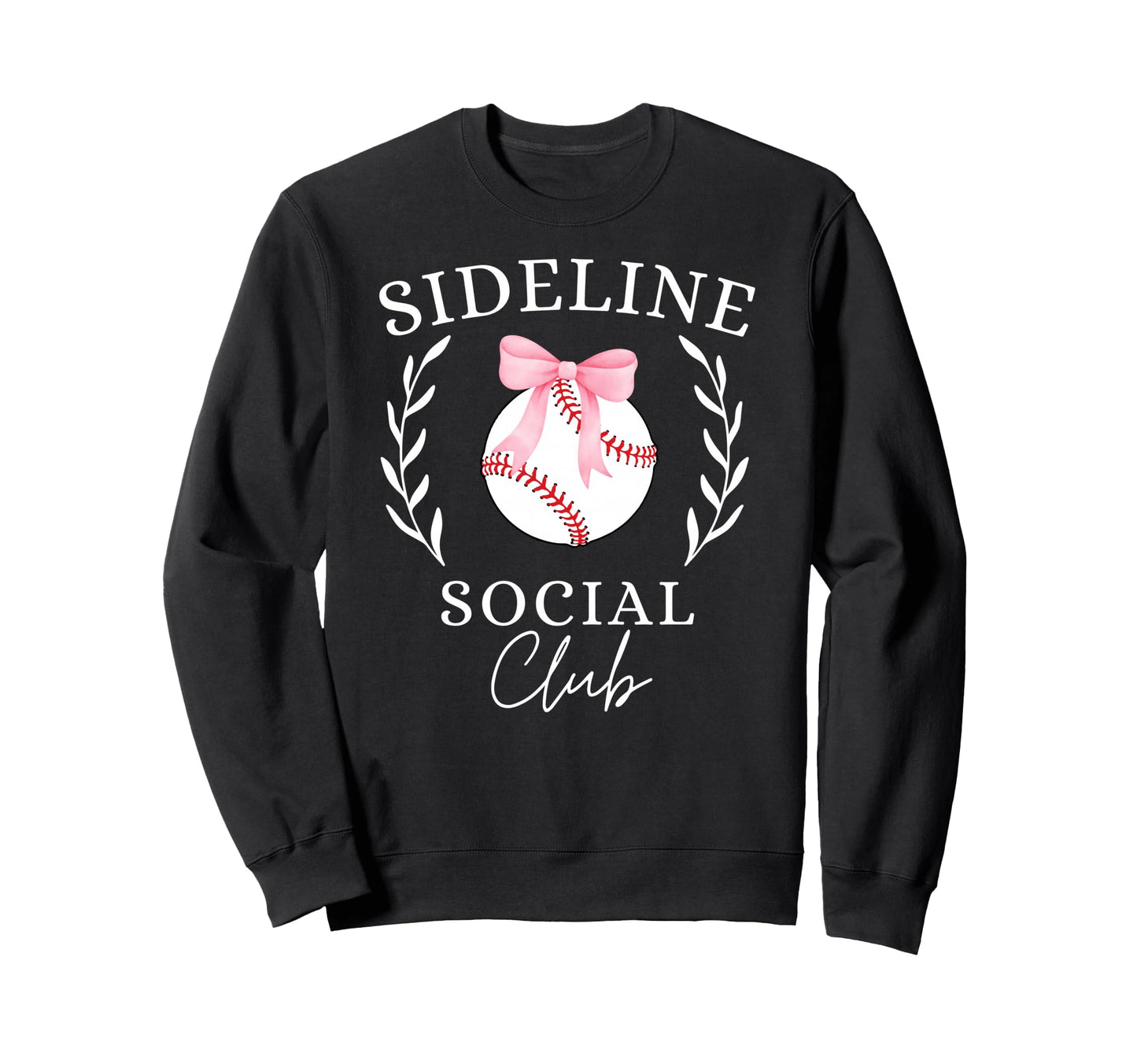 Sideline Social Club Coquette Sweatshirt - Custom Art Print Unisex - T-Shirt, Sweatshirt, Hoodie