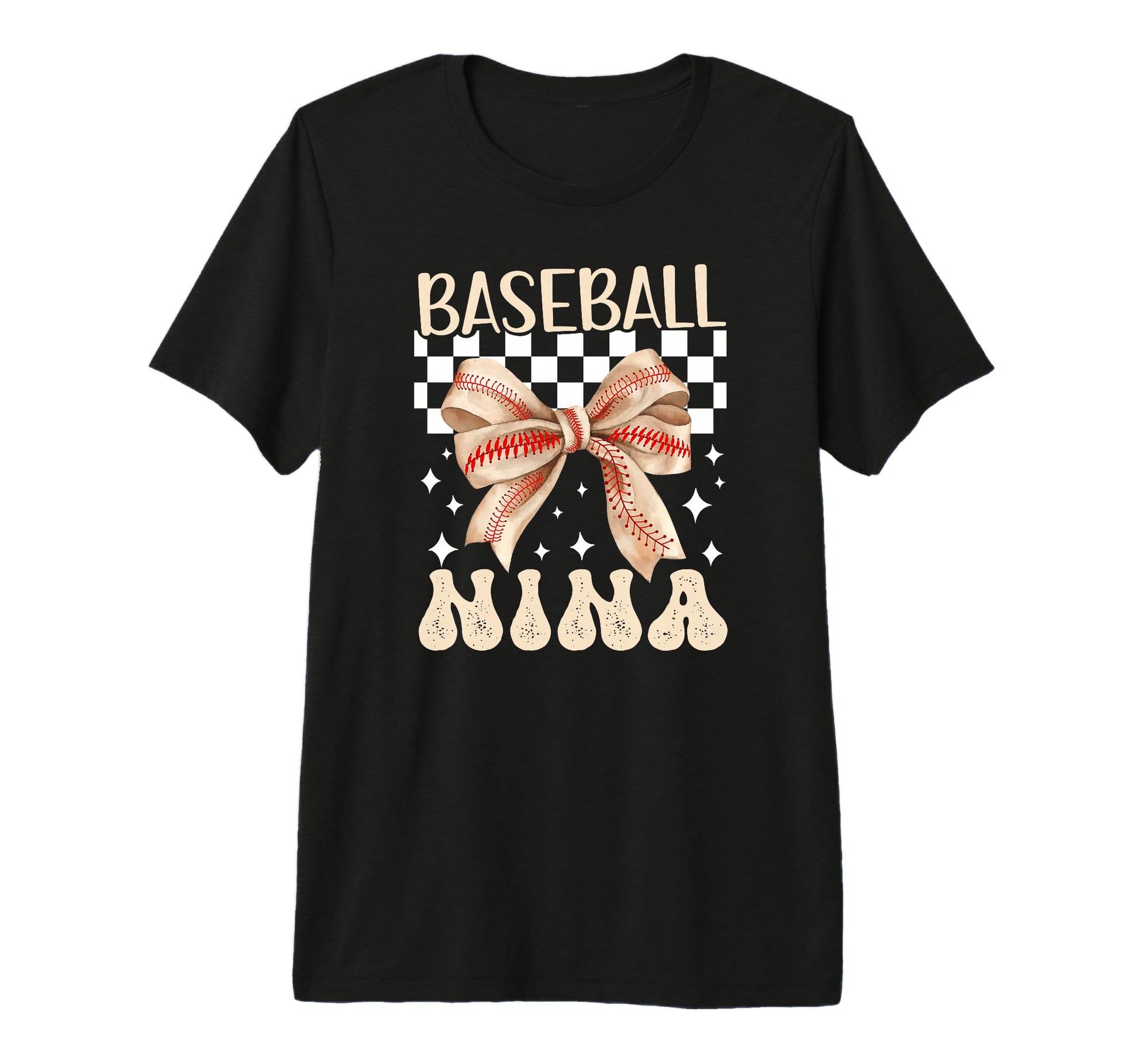 Baseball Nina Coquette Nina Baseball T-Shirt - Trendy Graphic Unisex - T-Shirt, Sweatshirt, Hoodie