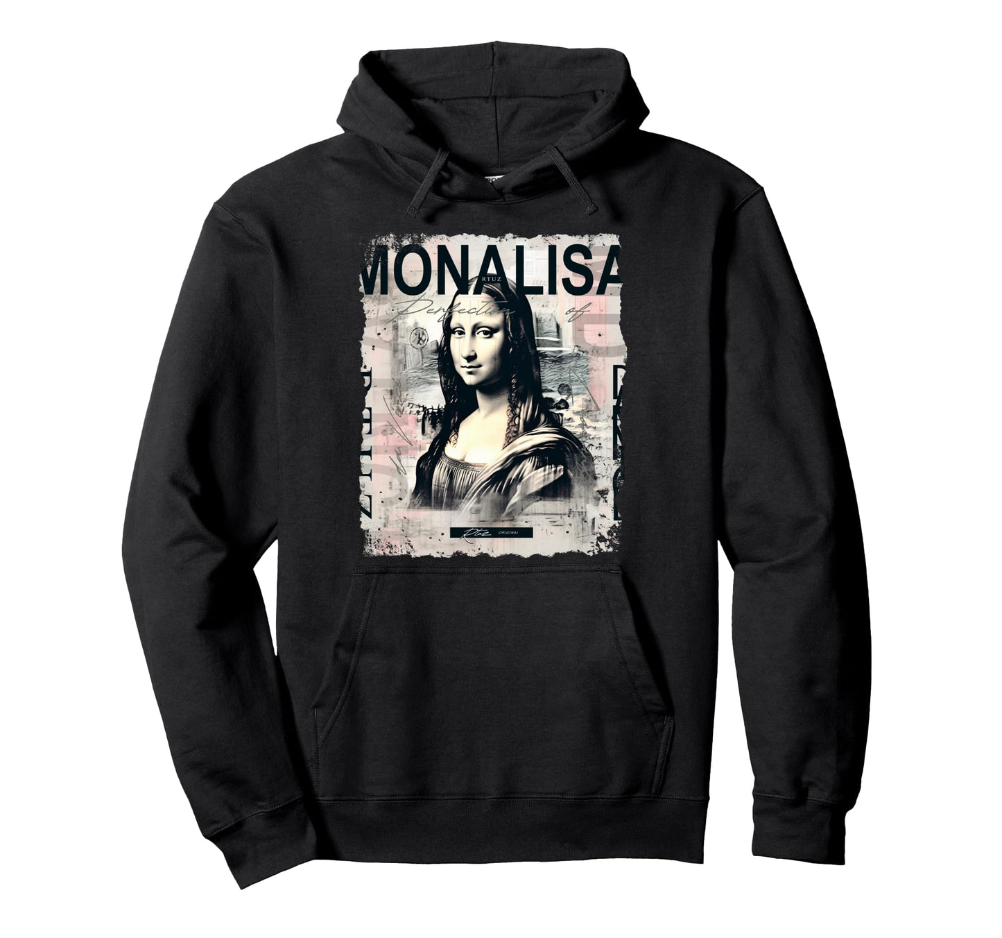 Mona Lisa Aesthetic Y2K Streetwear Hoodie - Graphic Print Men Women - T-Shirt, Sweatshirt, Hoodie