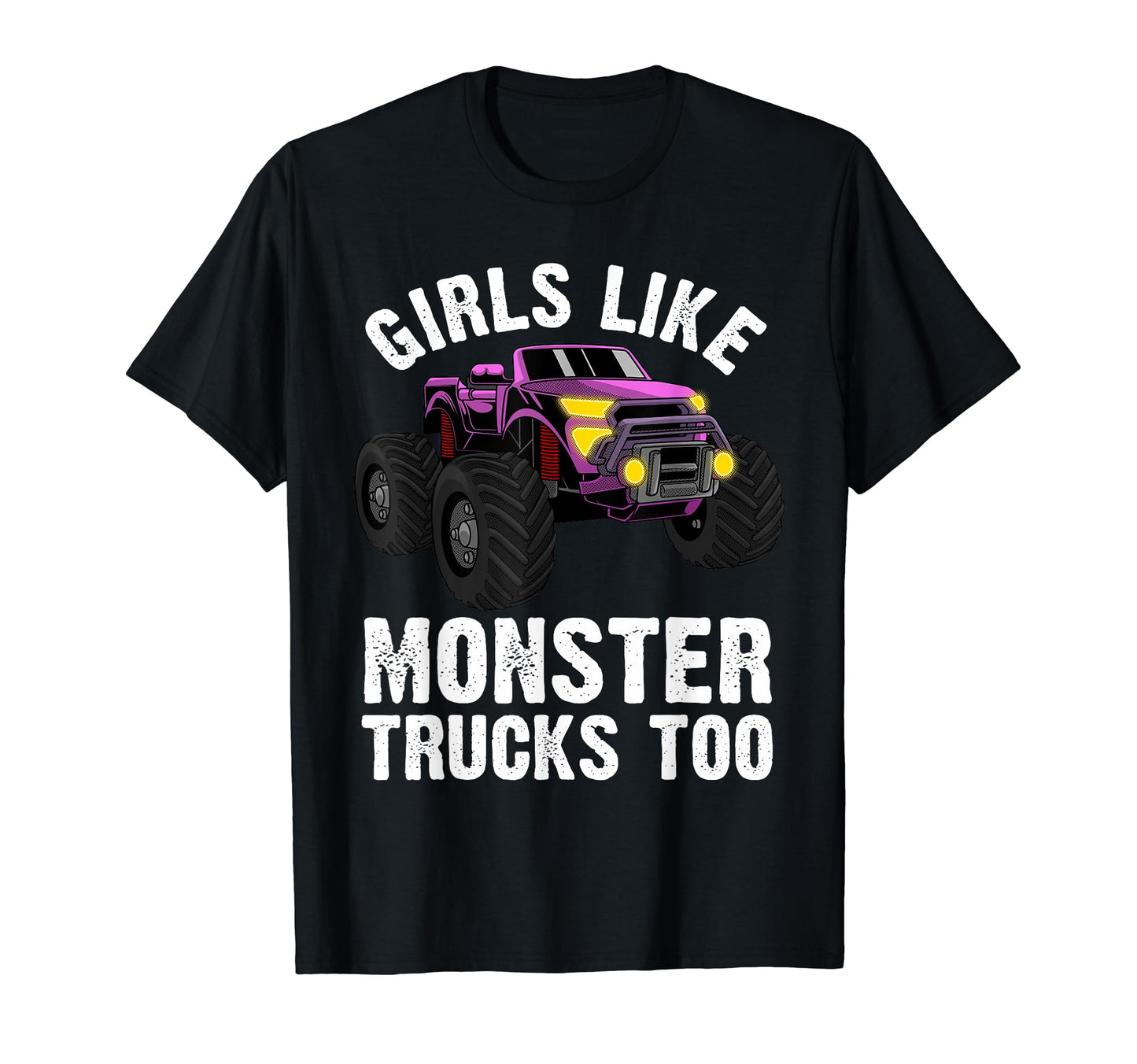 Monster Truck Car Trucks Wheel Vehicle T-Shirt - Unique Graphic Unisex - T-Shirt, Sweatshirt, Hoodie
