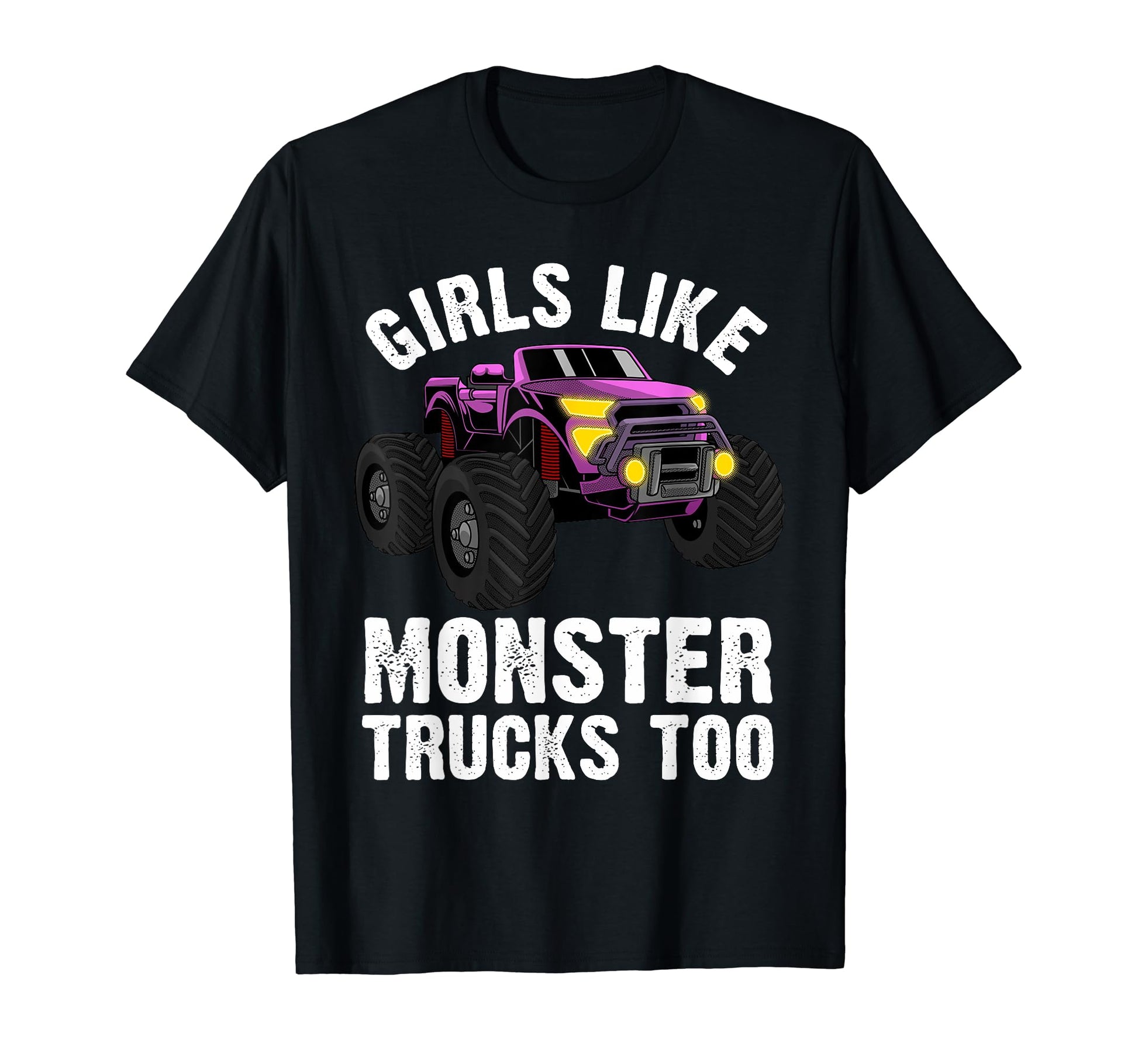 Monster Truck Car Trucks Wheel Vehicle T-Shirt - Unique Graphic Unisex - T-Shirt, Sweatshirt, Hoodie
