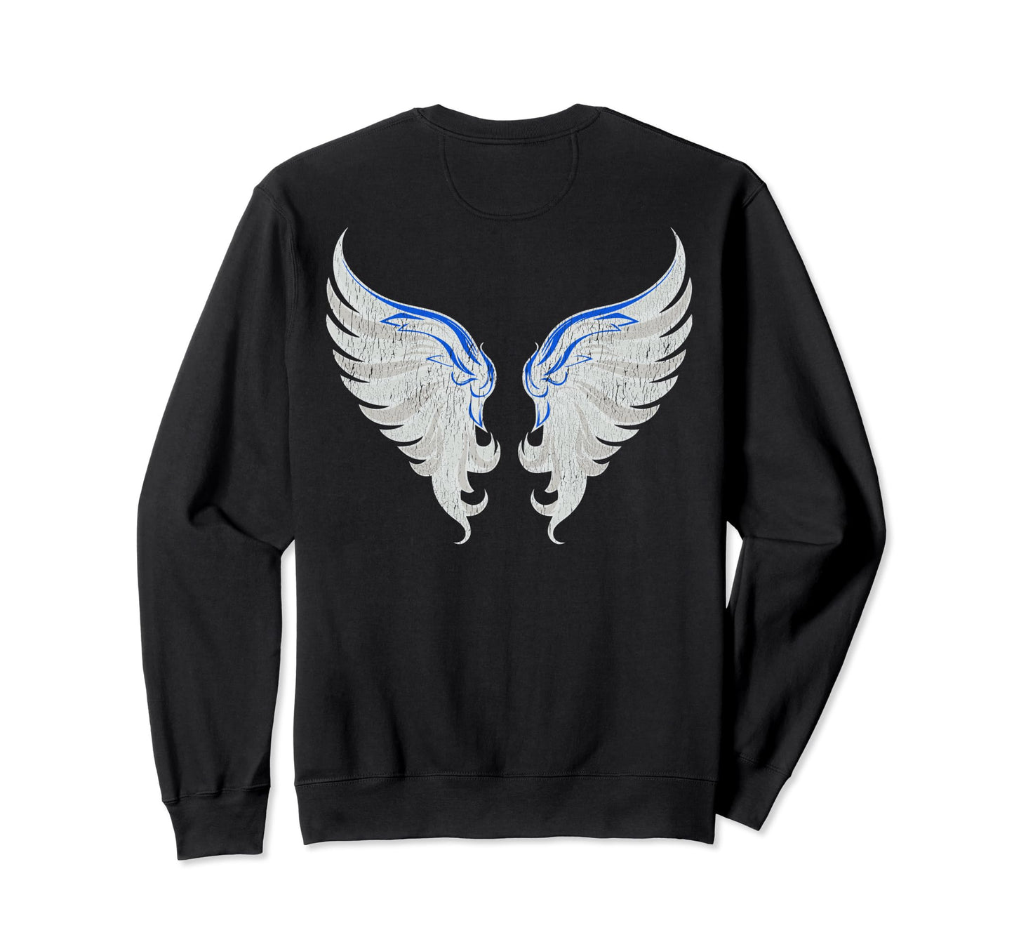 Gothic Angel Wings Fairy Grunge Y2K Sweatshirt - Trendy Graphic for Adults - T-Shirt, Sweatshirt, Hoodie
