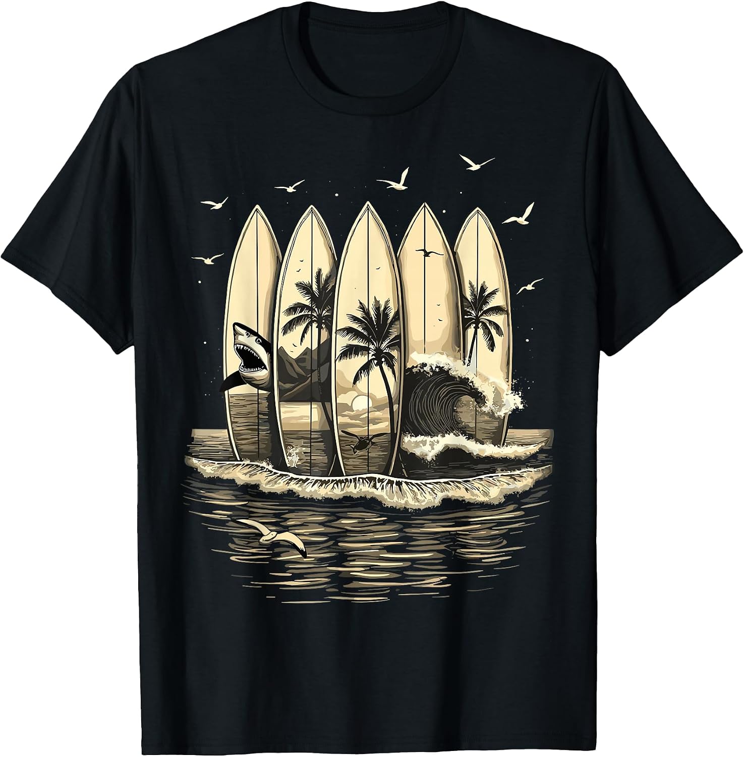 Funny Surfing Lover - Adult & Kids T-Shirts, Sweatshirts & Hoodies apparel design preview 1