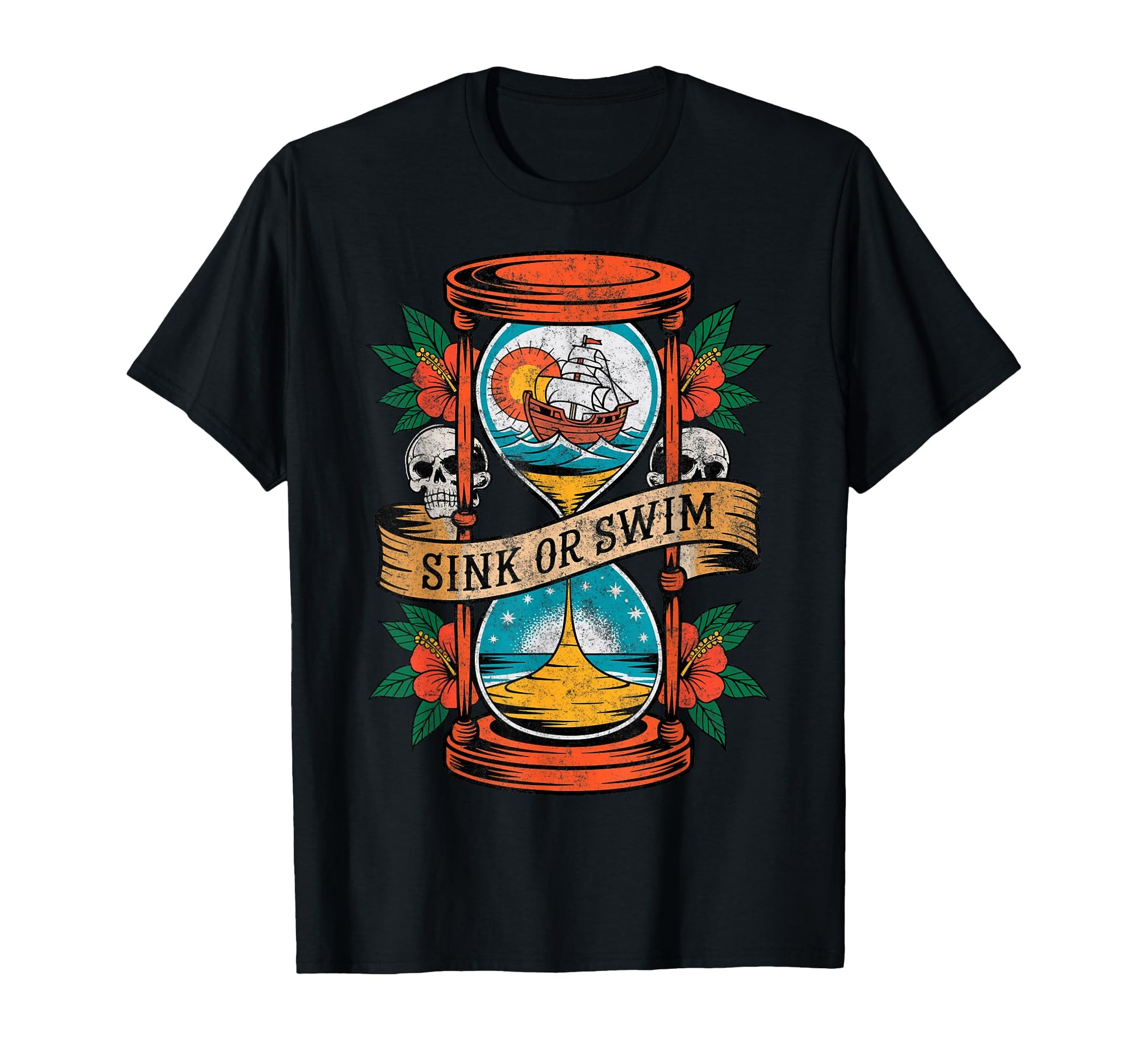 American Traditional Old School T-Shirt - Aesthetic Graphic Men Women - T-Shirt, Sweatshirt, Hoodie