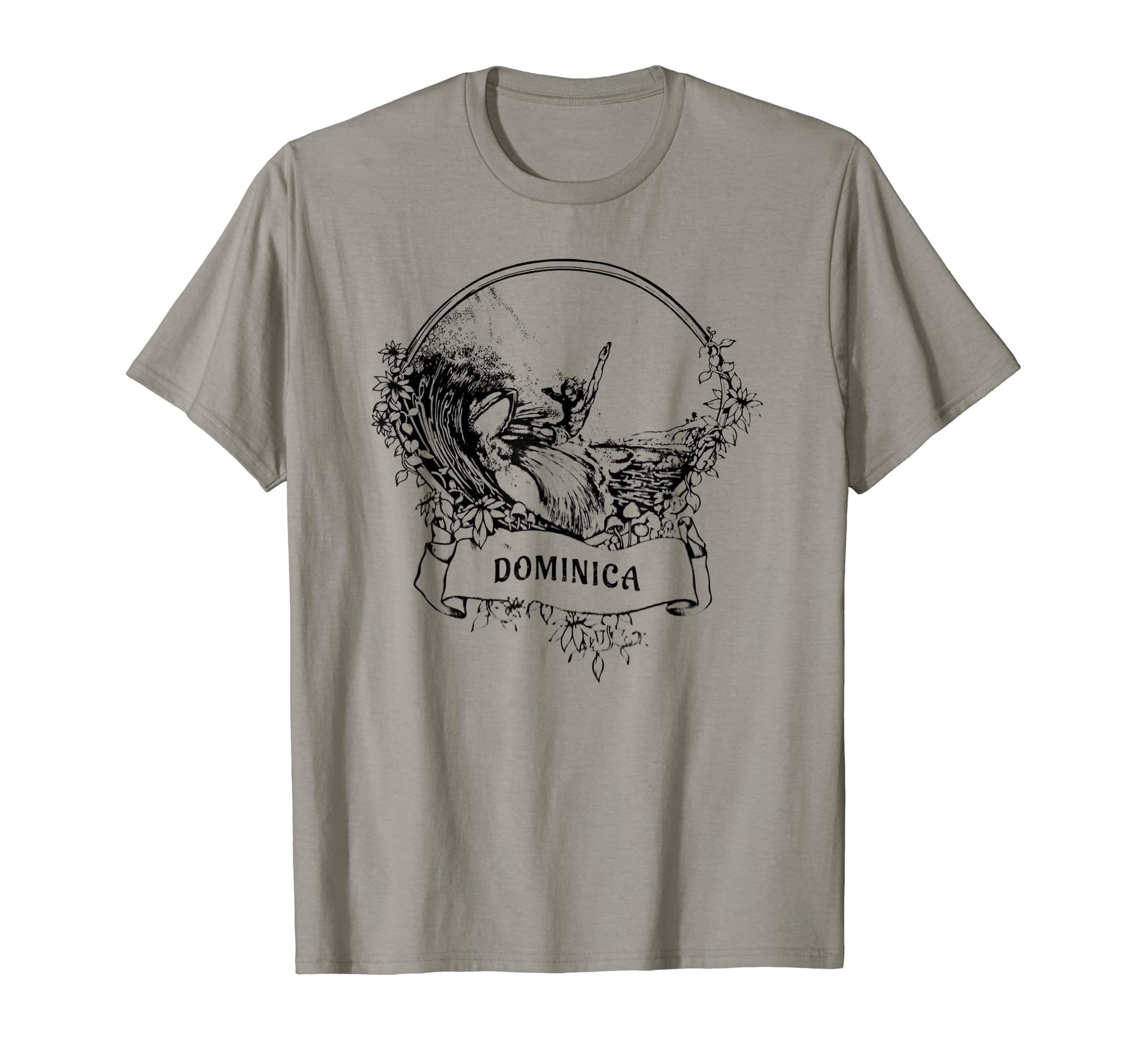 Dominica West Indies Surfing T-Shirt - Casual Everyday Wear Men Women - T-Shirt, Sweatshirt, Hoodie