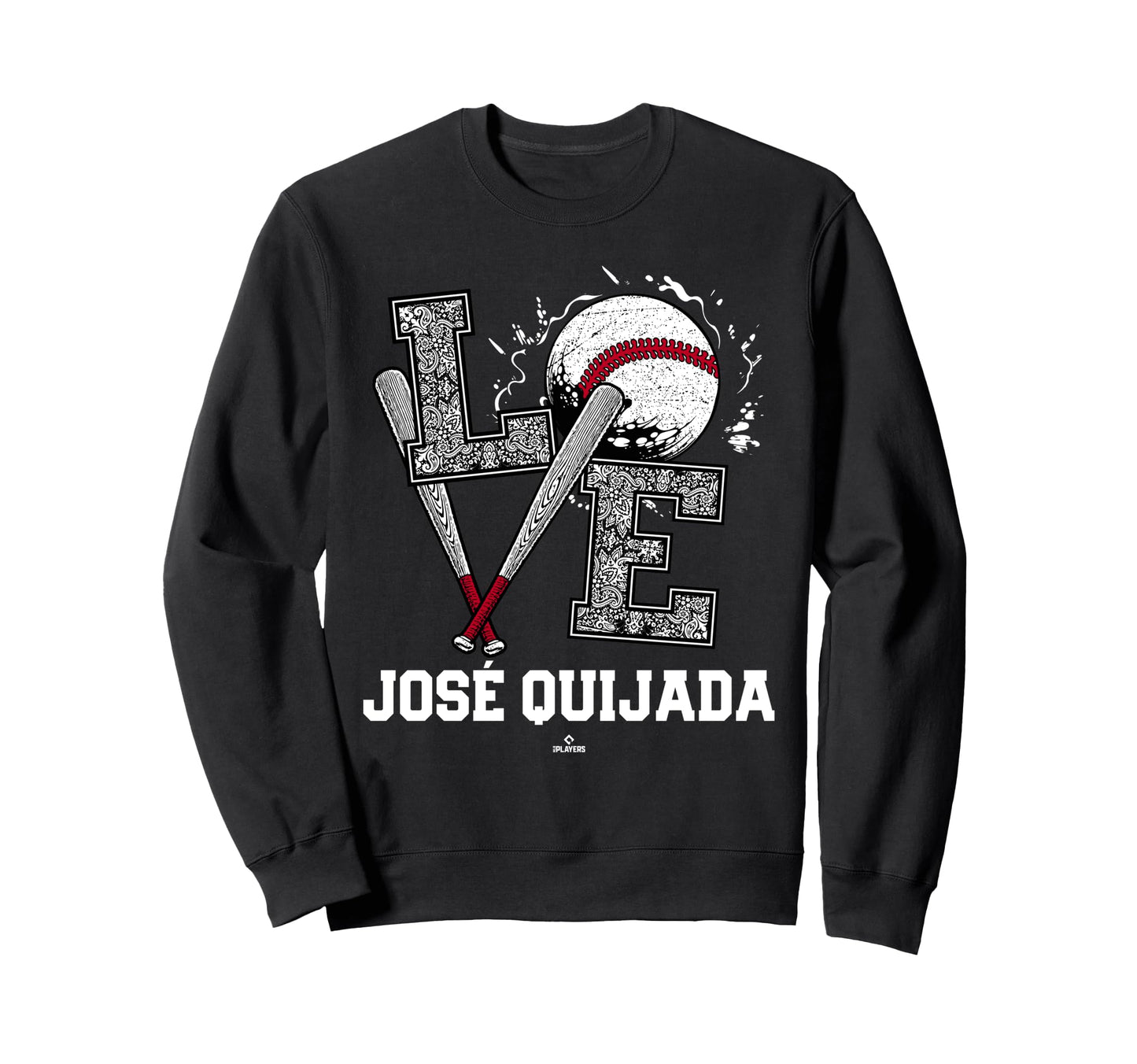 Distressed Baseball Love Jos Sweatshirt - Aesthetic Graphic Men Women - T-Shirt, Sweatshirt, Hoodie