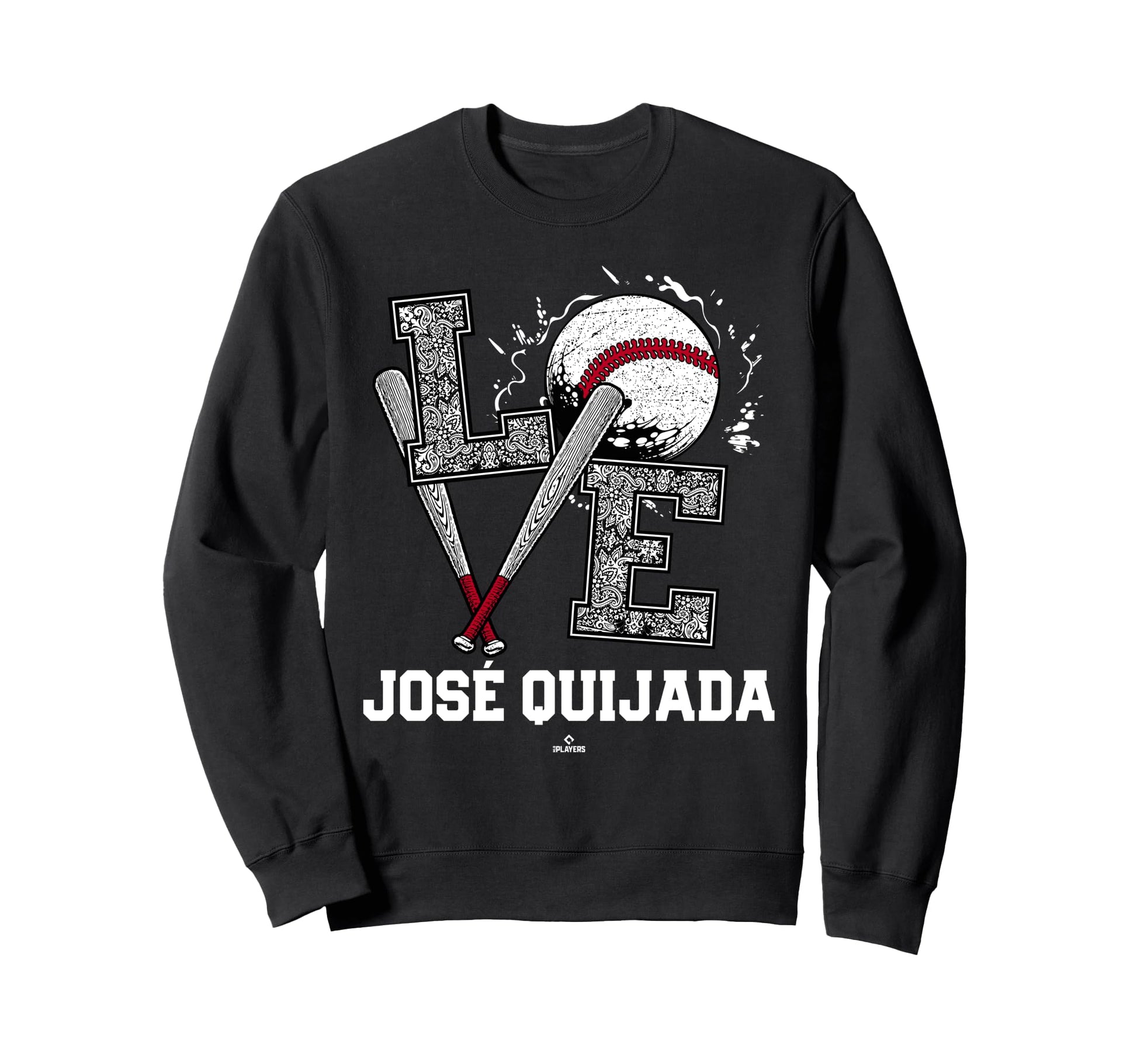 Distressed Baseball Love Jos Sweatshirt - Aesthetic Graphic Men Women - T-Shirt, Sweatshirt, Hoodie